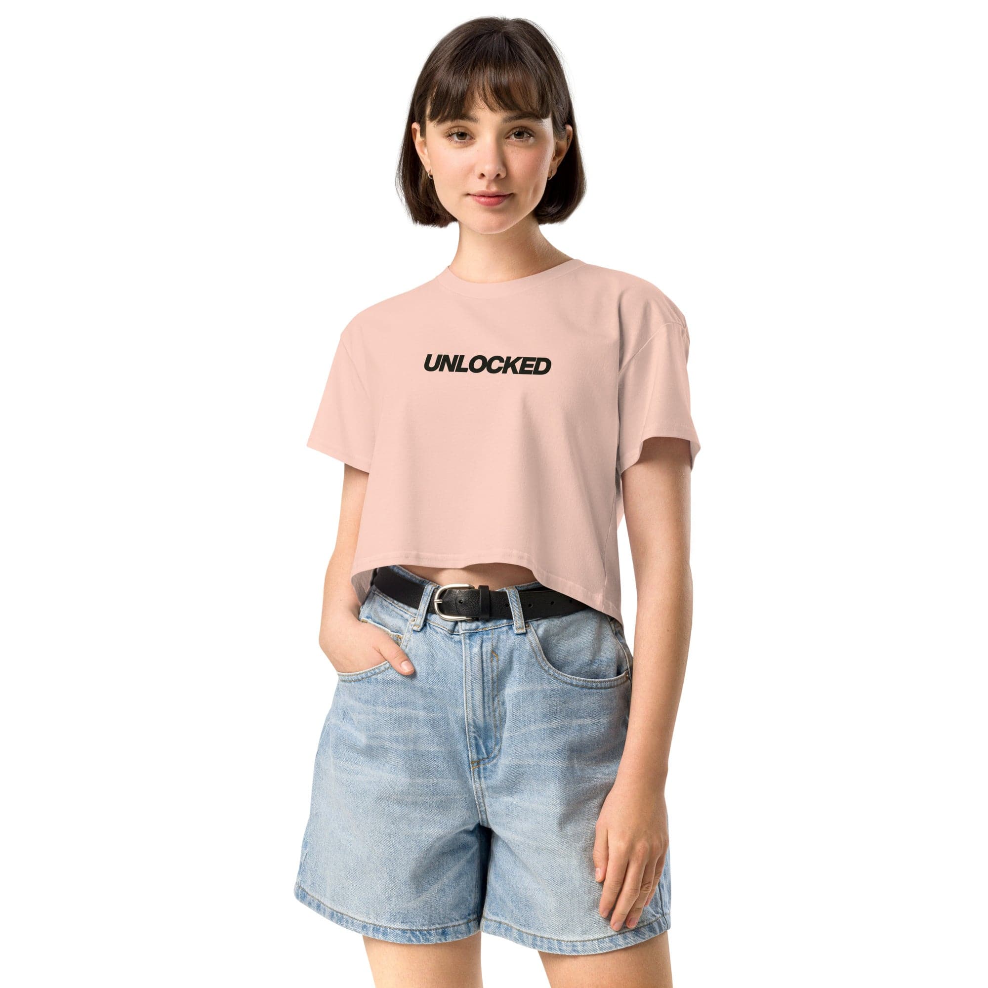 Jolly & Goode Crop Tops Unlocked Crop Top Cheeky British Style