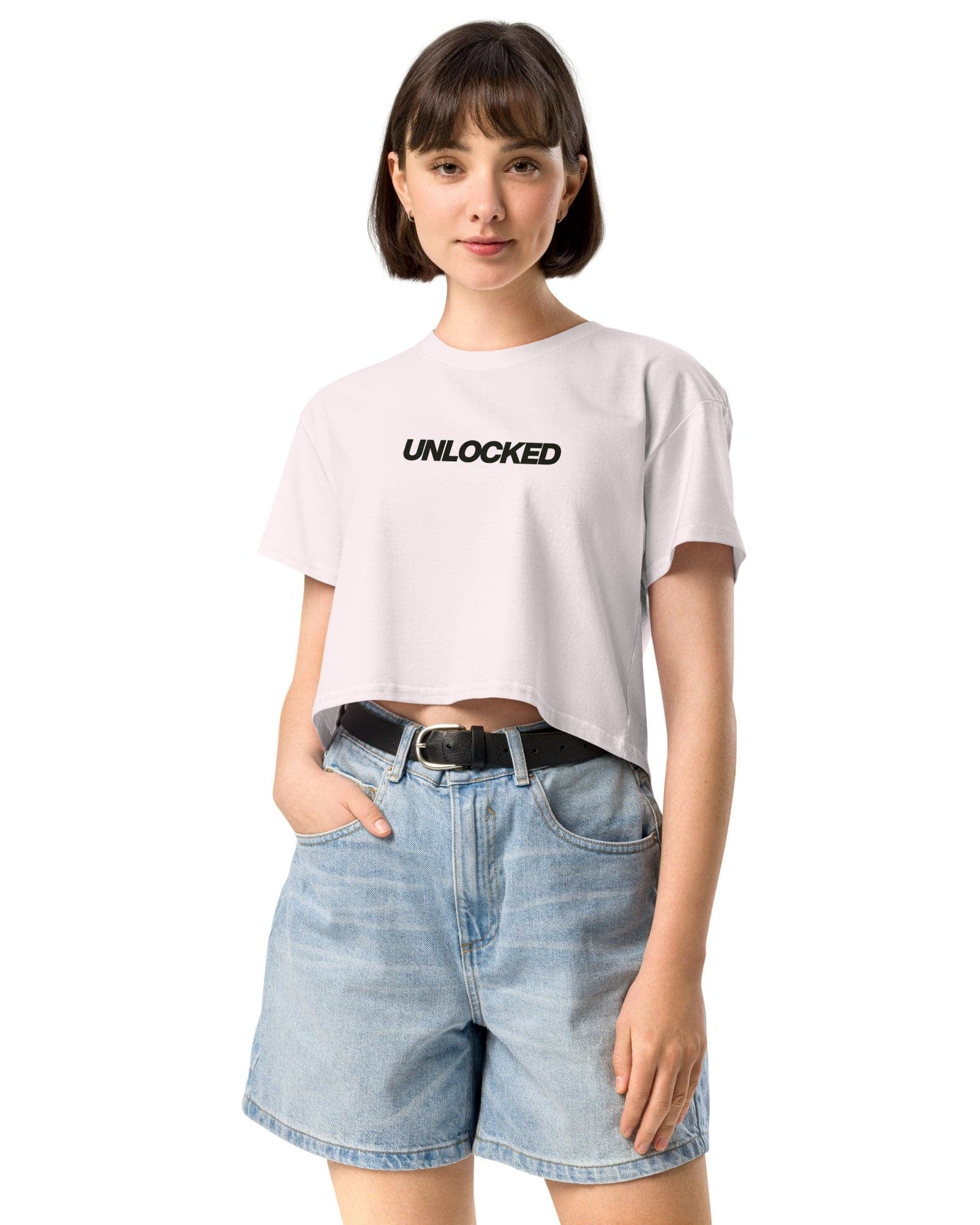 Jolly & Goode Crop Tops Unlocked Crop Top Cheeky British Style