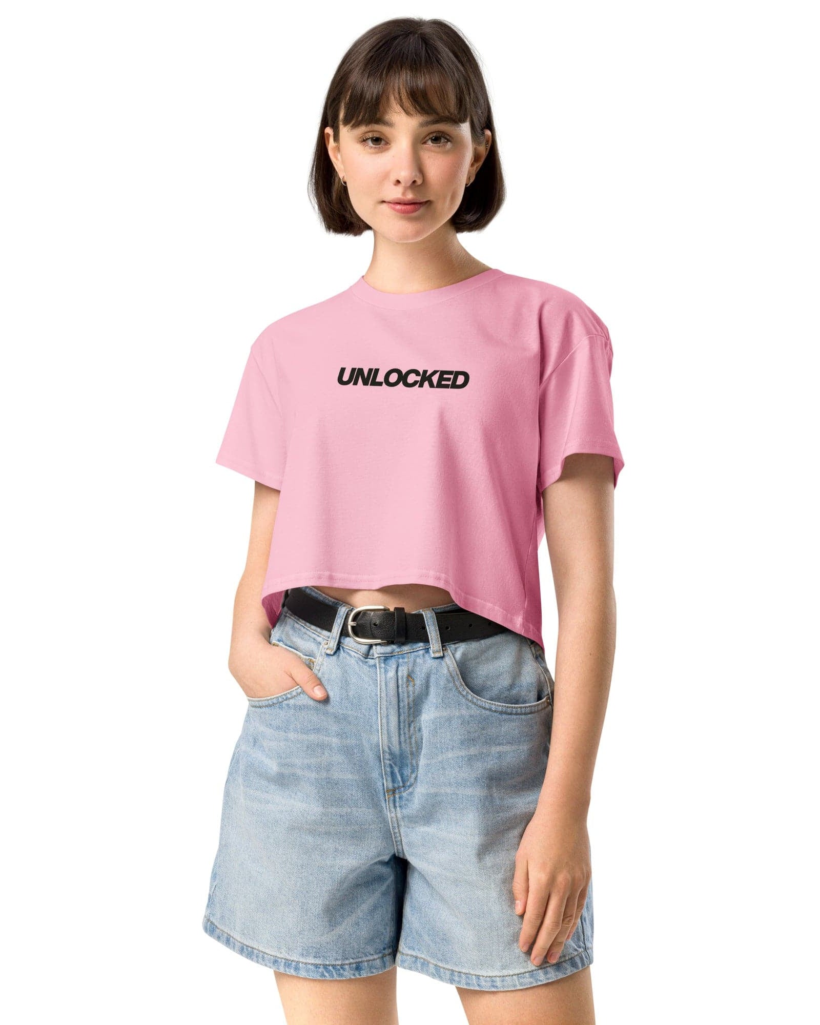 Jolly & Goode Crop Tops Unlocked Crop Top Cheeky British Style