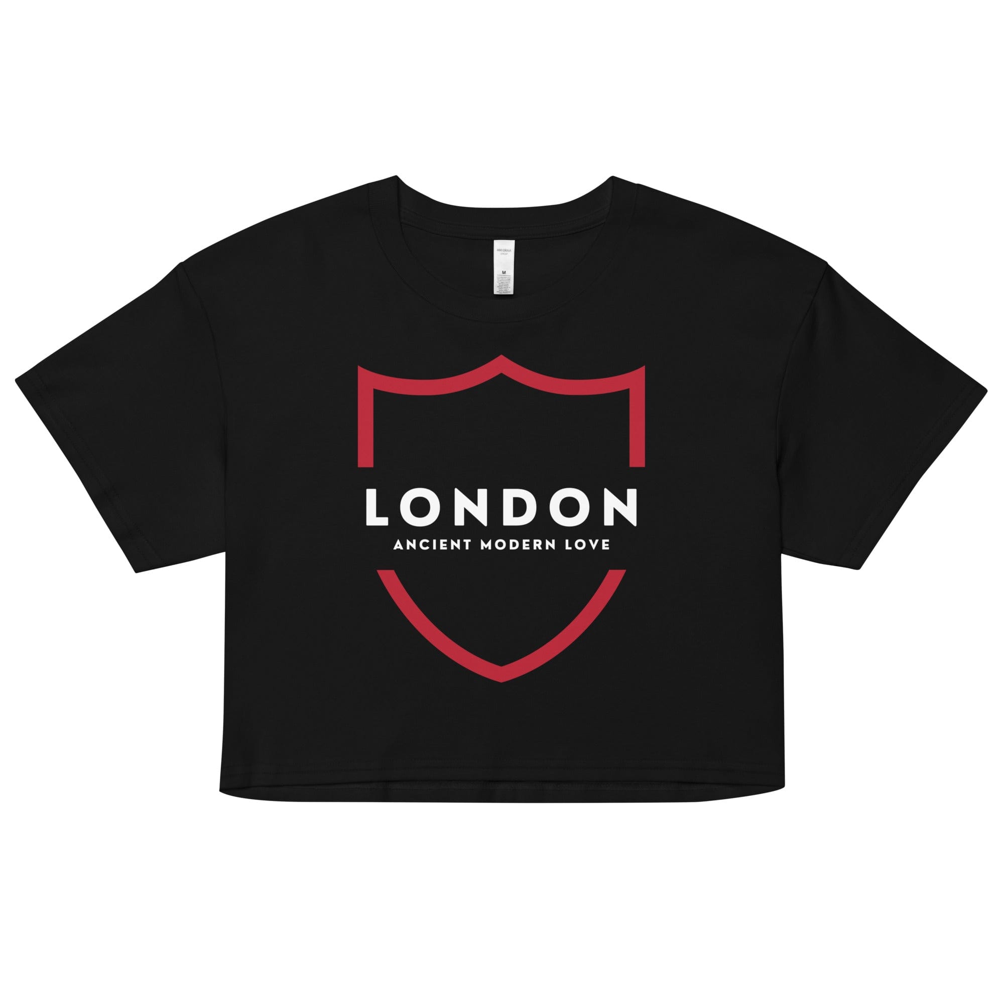Jolly & Goode Crop Tops XS London Crop Top | Ancient Modern Love Cheeky British Style