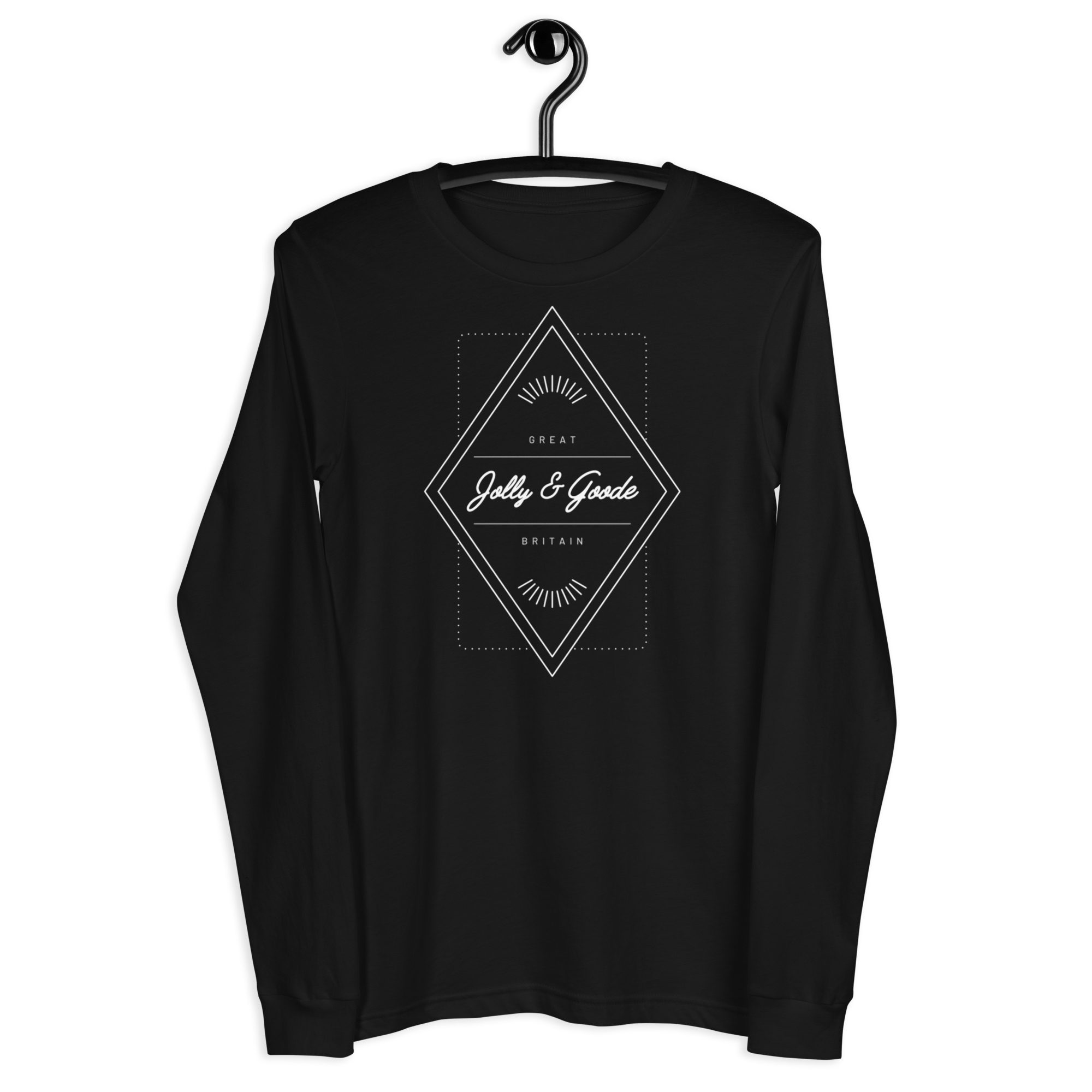 Jolly & Goode Diamond Long-Sleeve Shirt Black / XS Jolly & Goode