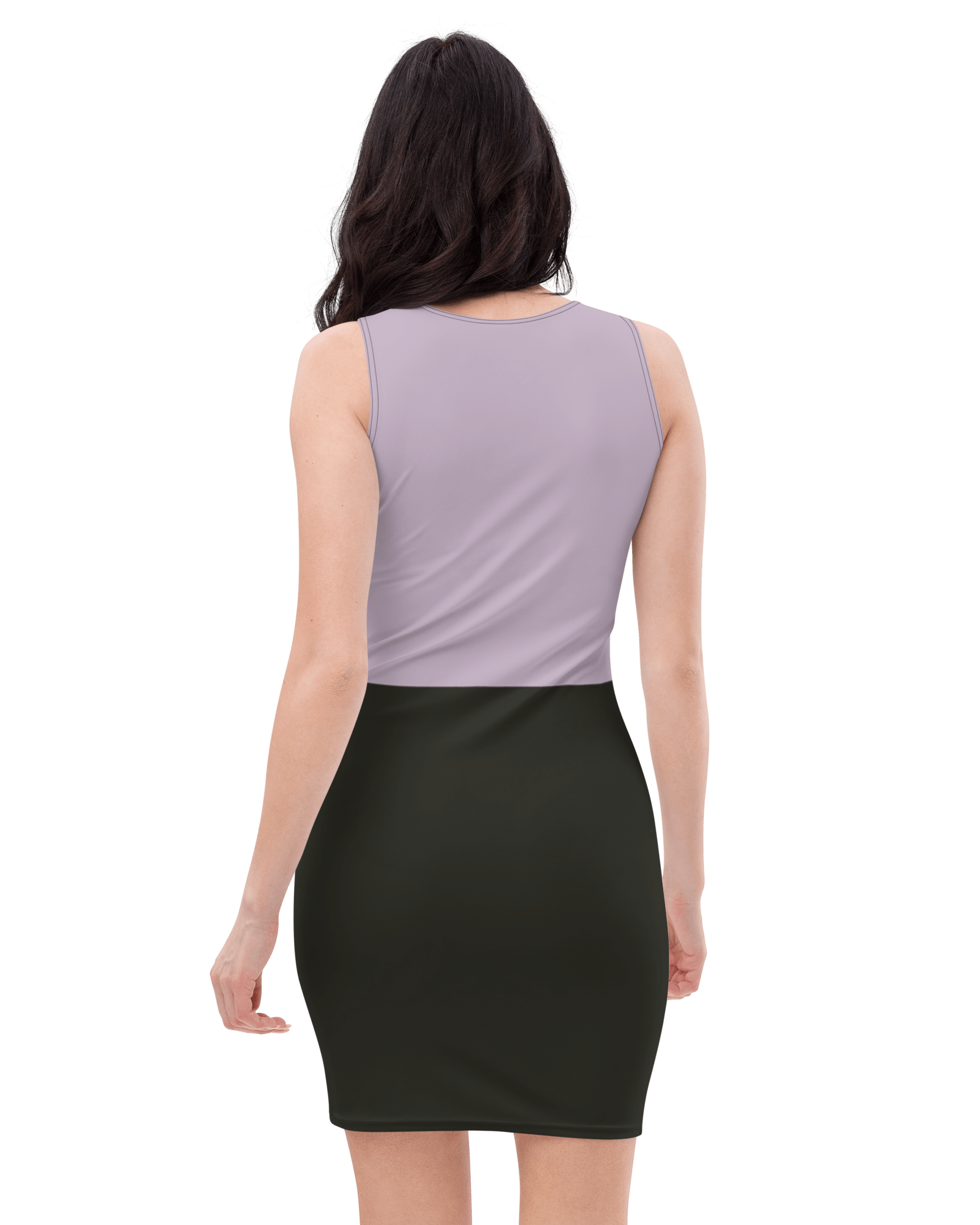 Jolly & Goode Dresses Purple Flowers | Fitted Dress Cheeky British Style