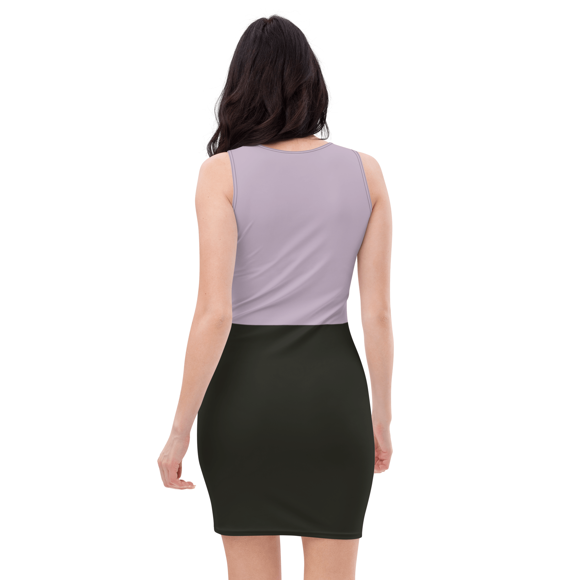 Jolly & Goode Dresses Purple Flowers | Fitted Dress Cheeky British Style