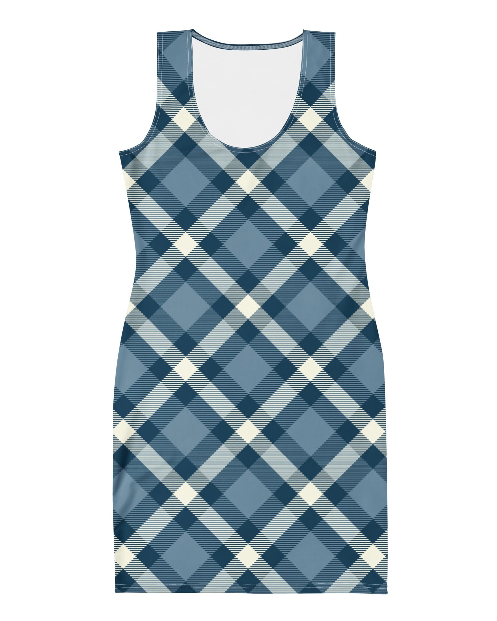 Jolly & Goode Fitted Dress Cheeky Check Fitted Bodycon Dress Cheeky British Style