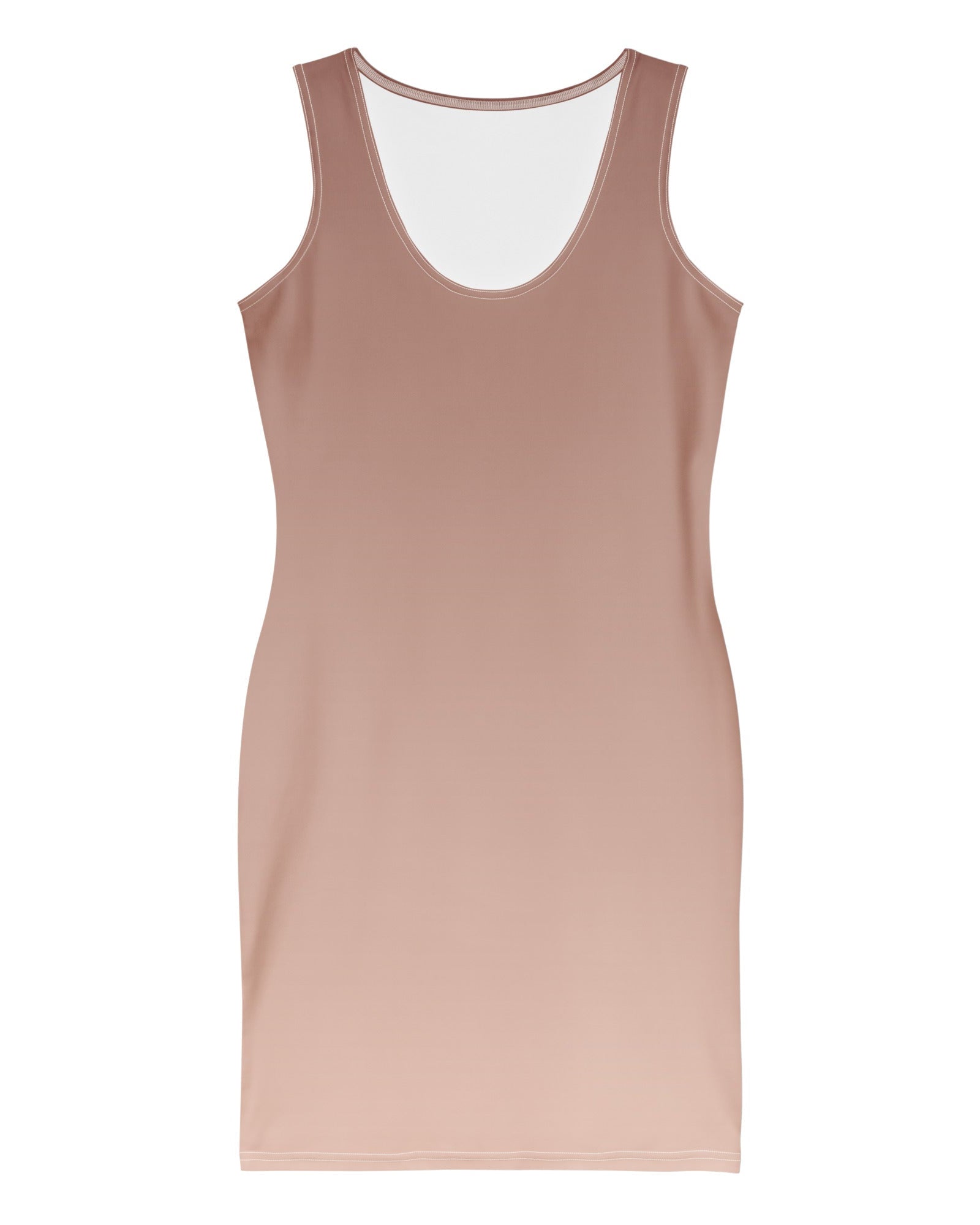 Jolly & Goode Fitted Dresses Nude Bodycon Dress | Fitted Nude Dress Cheeky British Style