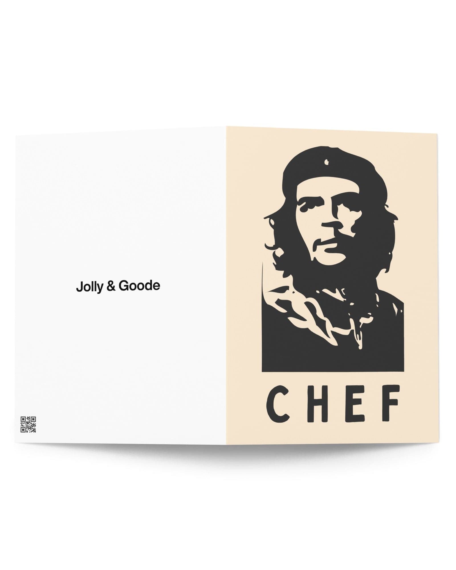 Jolly & Goode Greeting & Note Cards 5″×7″ Chef Greeting Card Cheeky British Style