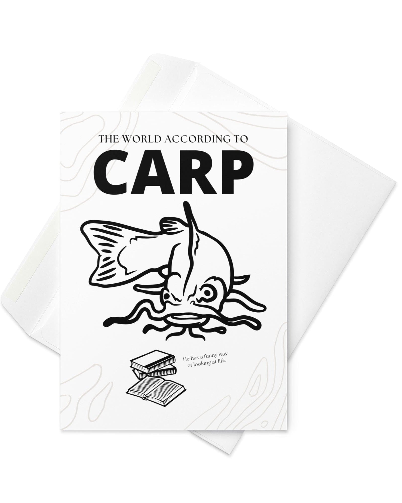 Jolly & Goode Greeting & Note Cards 5″×7″ The World According to Carp | Greeting Card Cheeky British Style