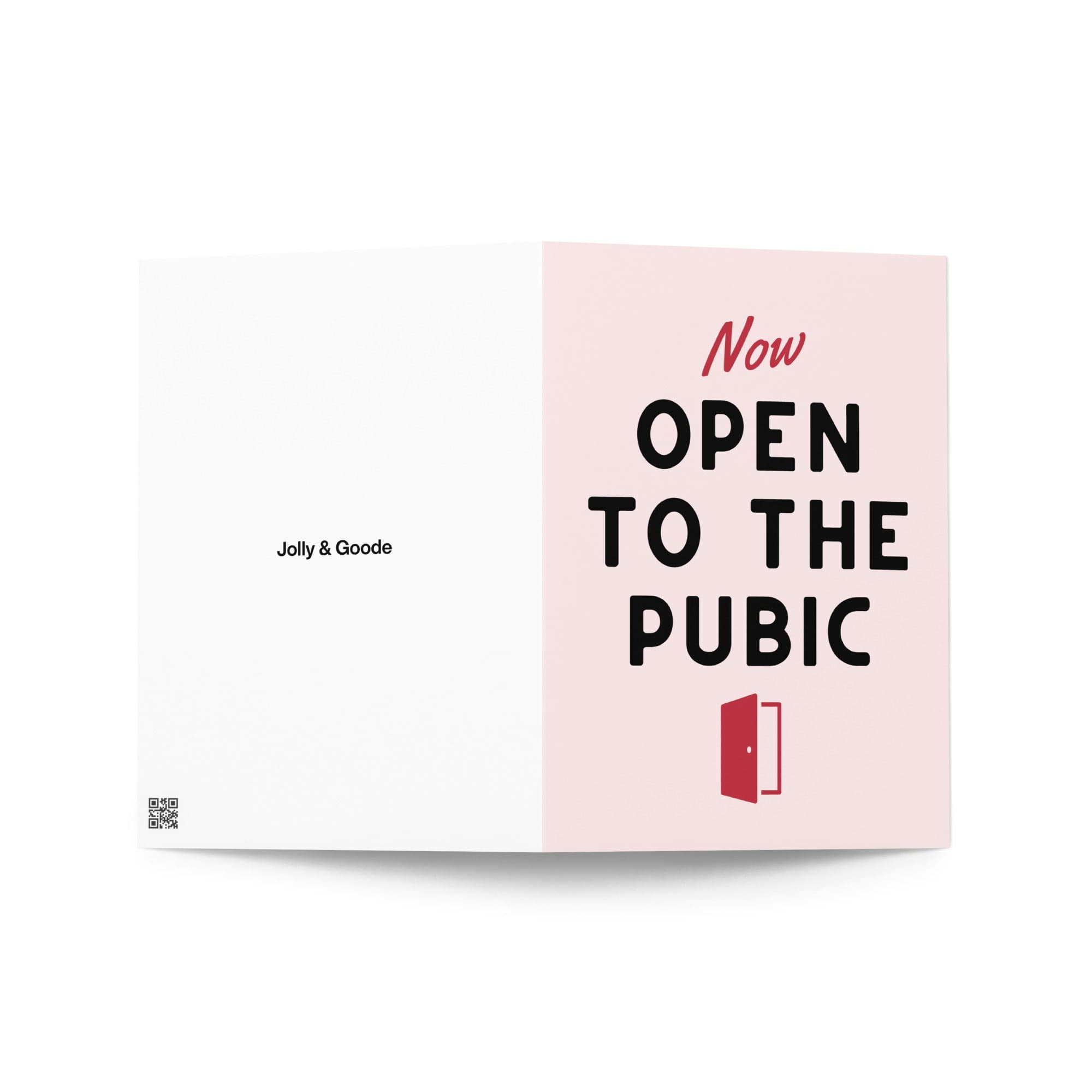 Jolly & Goode Greeting & Note Cards Now Open to The Pubic Greeting Card Cheeky British Style