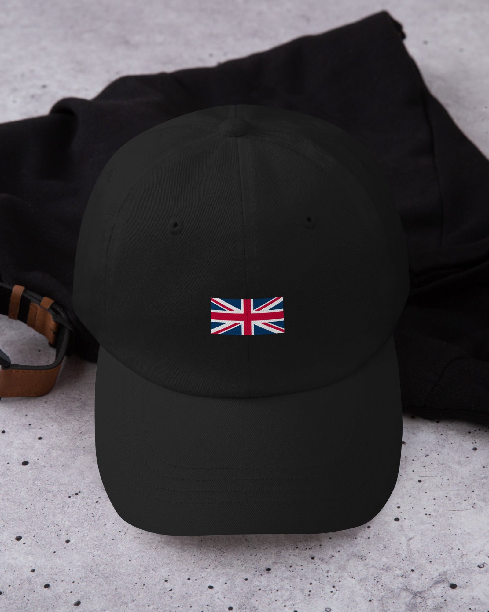 Jolly & Goode Hats Black Union Jack Hat | Classic Fit Cheeky British Style