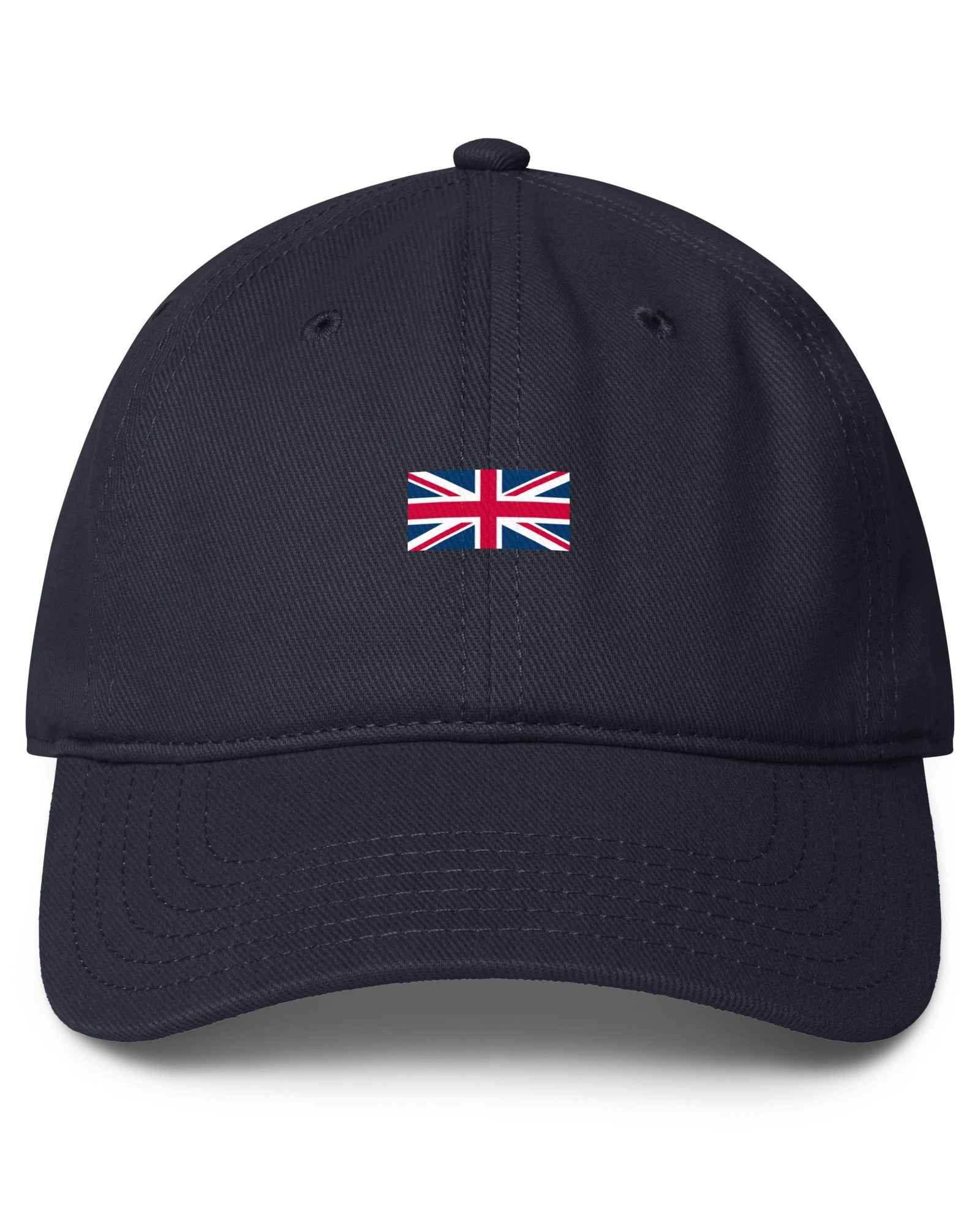 Jolly & Goode Hats Dark Navy Union Jack Hat | 100% Cotton | Low-Profile Cheeky British Style