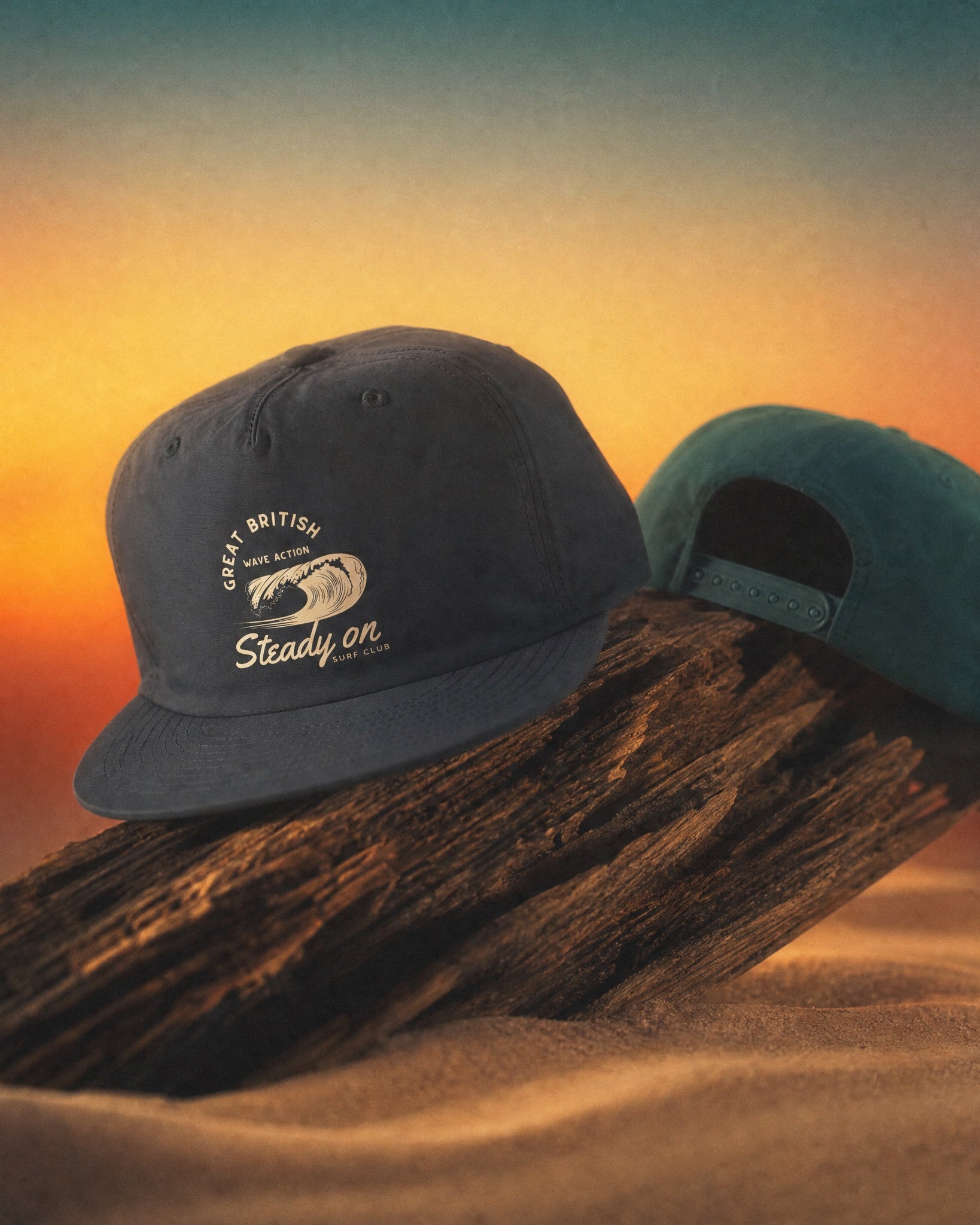 Jolly & Goode Hats Steady On Surf Club Surf Cap Cheeky British Style