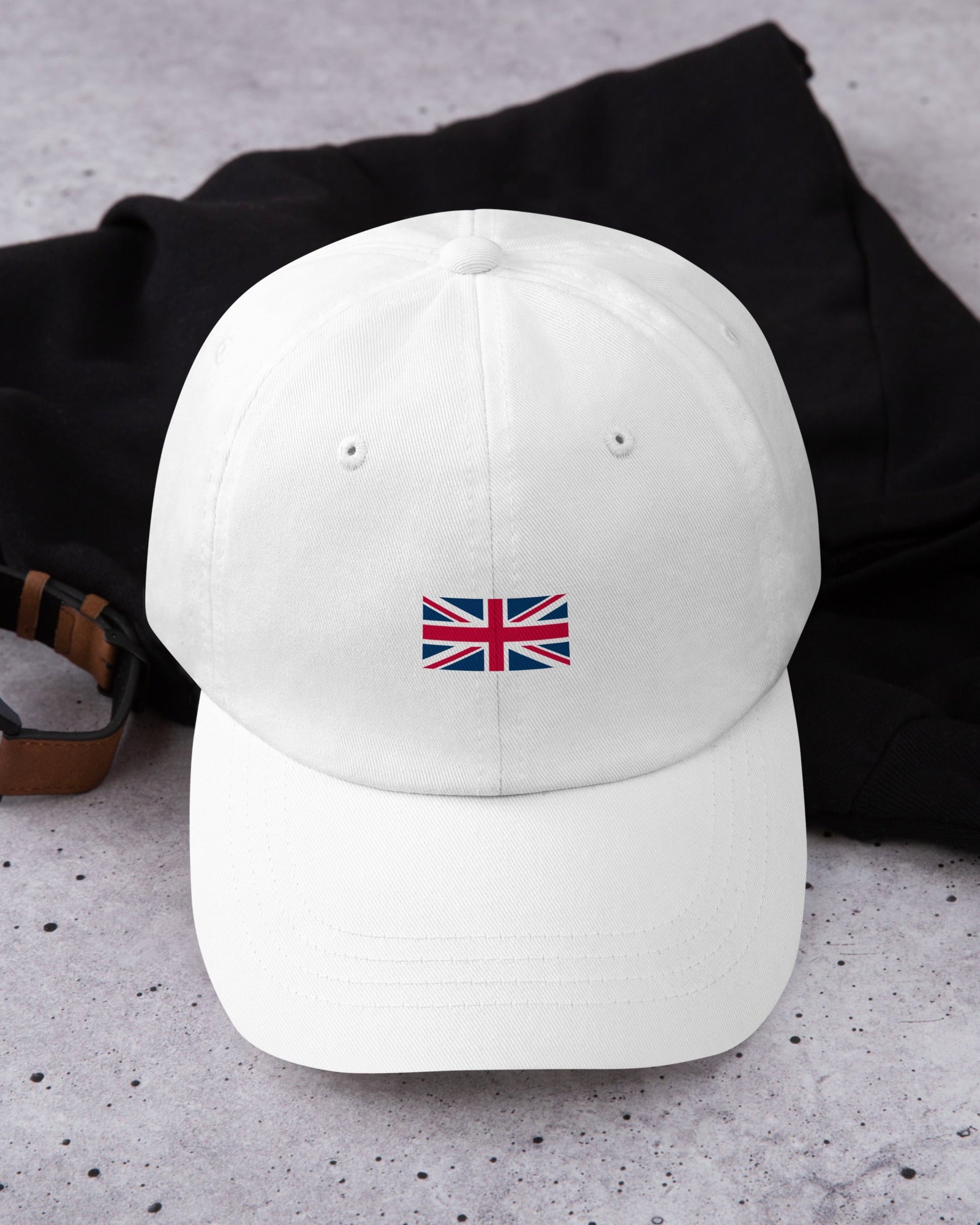 Jolly & Goode Hats White Union Jack Hat | Classic Fit Cheeky British Style