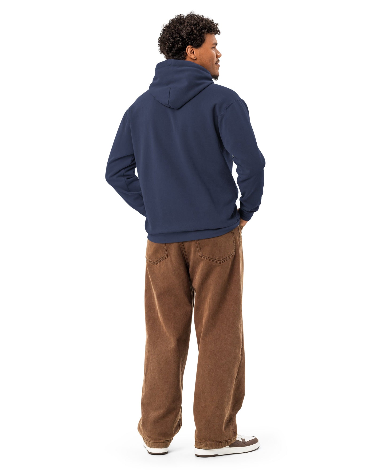 Jolly & Goode Hoodies British Blue Hoodie | Garment-dyed Cheeky British Style