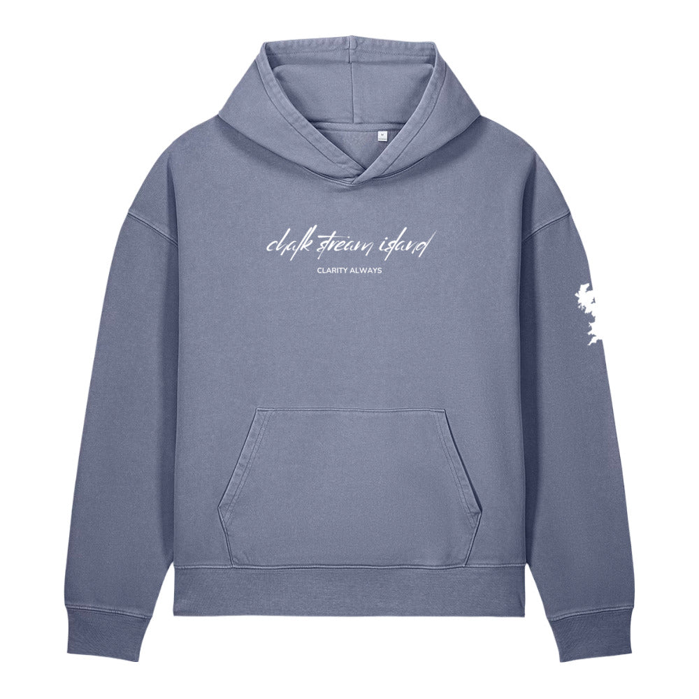 Jolly & Goode Hoodies Chalk Stream Island Clarity Always Vintage Hoodie Cheeky British Style
