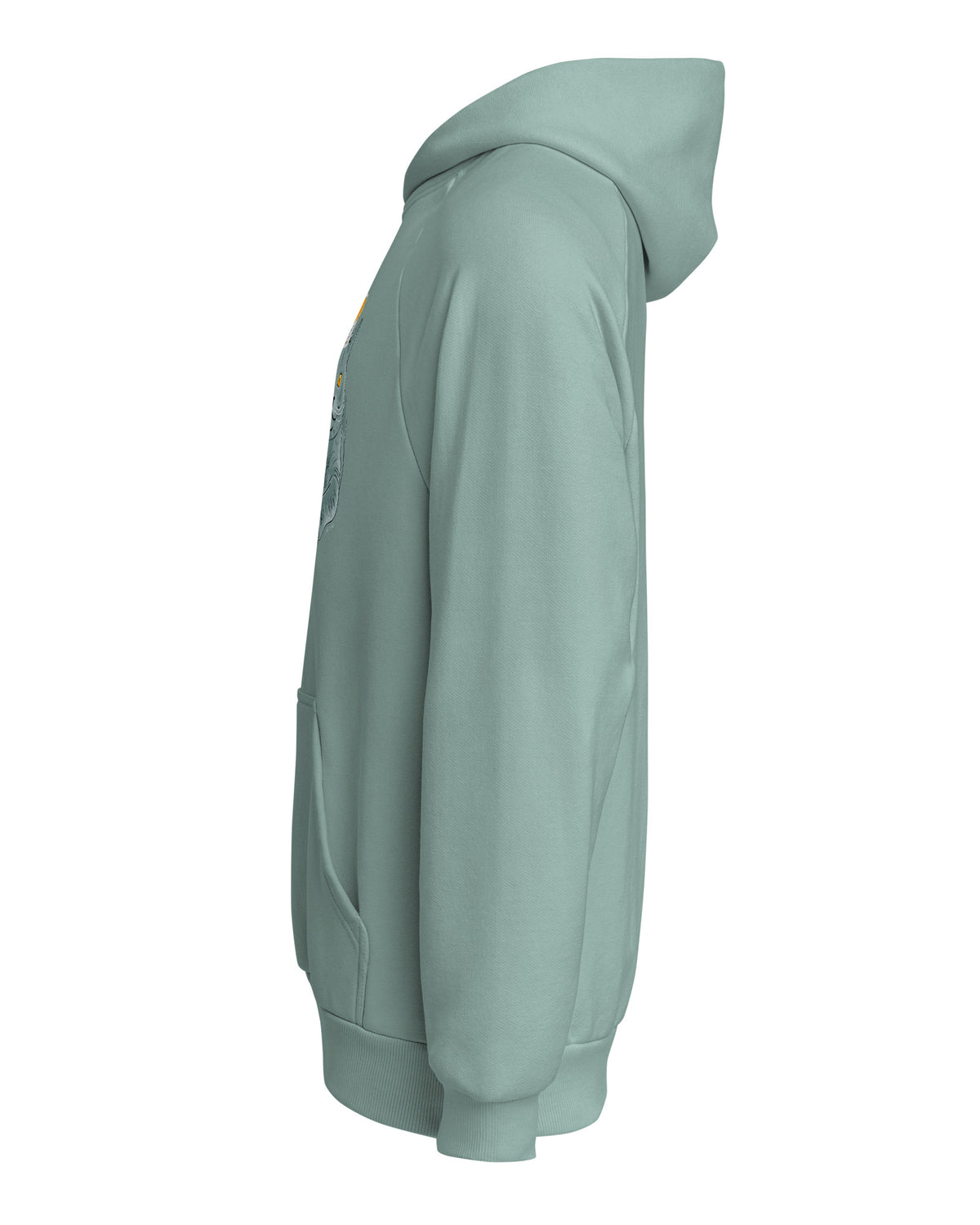 Jolly & Goode Hoodies Crowned British Blue Heavyweight Hoodie Cheeky British Style