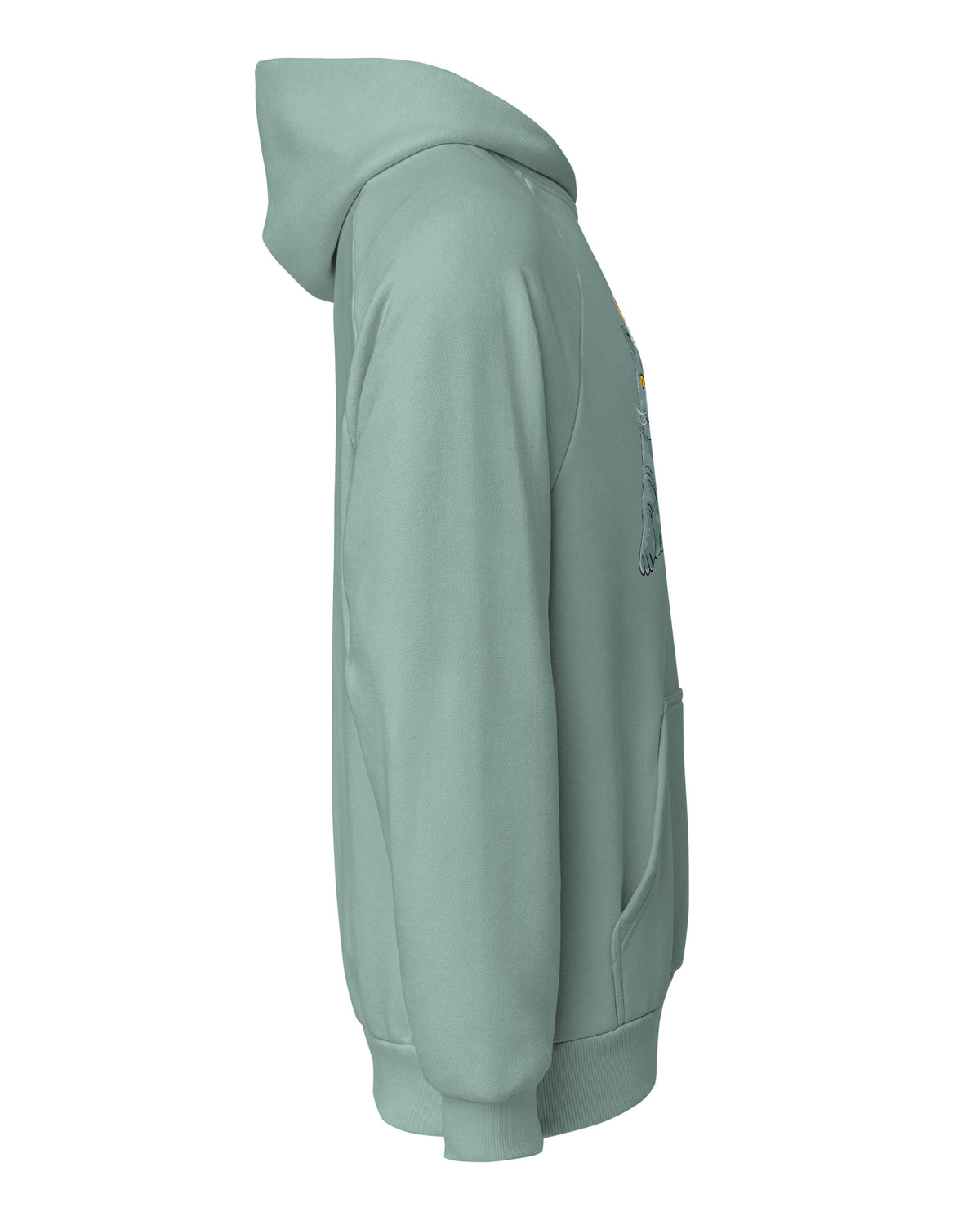 Jolly & Goode Hoodies Crowned British Blue Heavyweight Hoodie Cheeky British Style