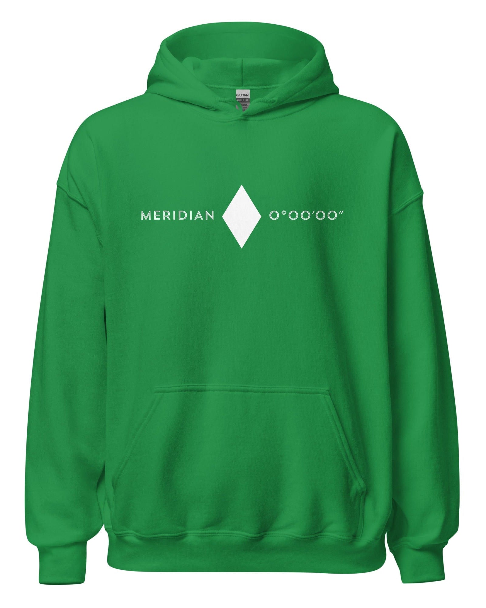Jolly & Goode Hoodies Irish Green / S London Greenwich Meridian Hoodie | British Style Cheeky British Style