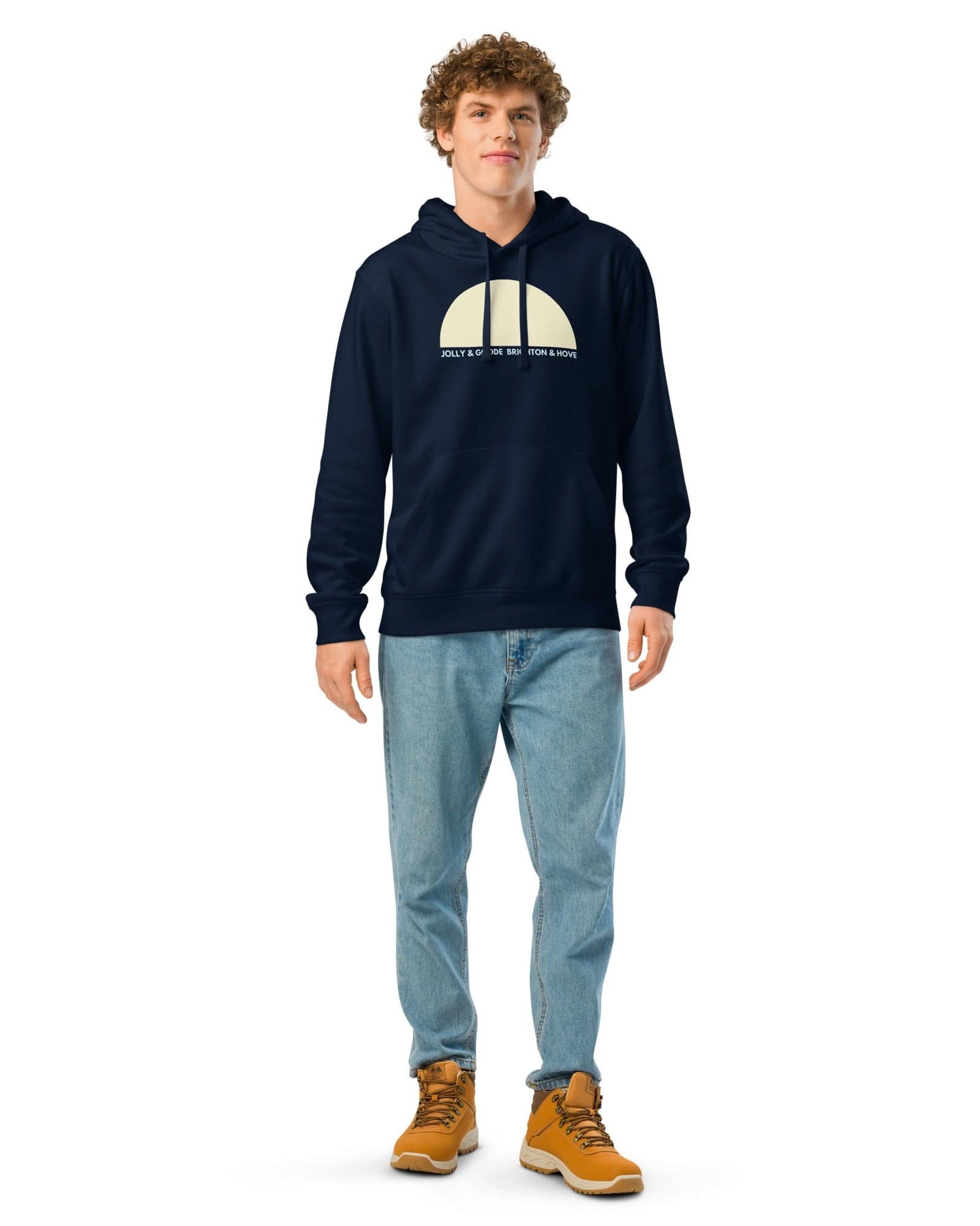 Jolly & Goode Hoodies Jolly & Goode Brighton & Hove Sun Hoodie | Mid-Weight | Eco | Unisex Cheeky British Style