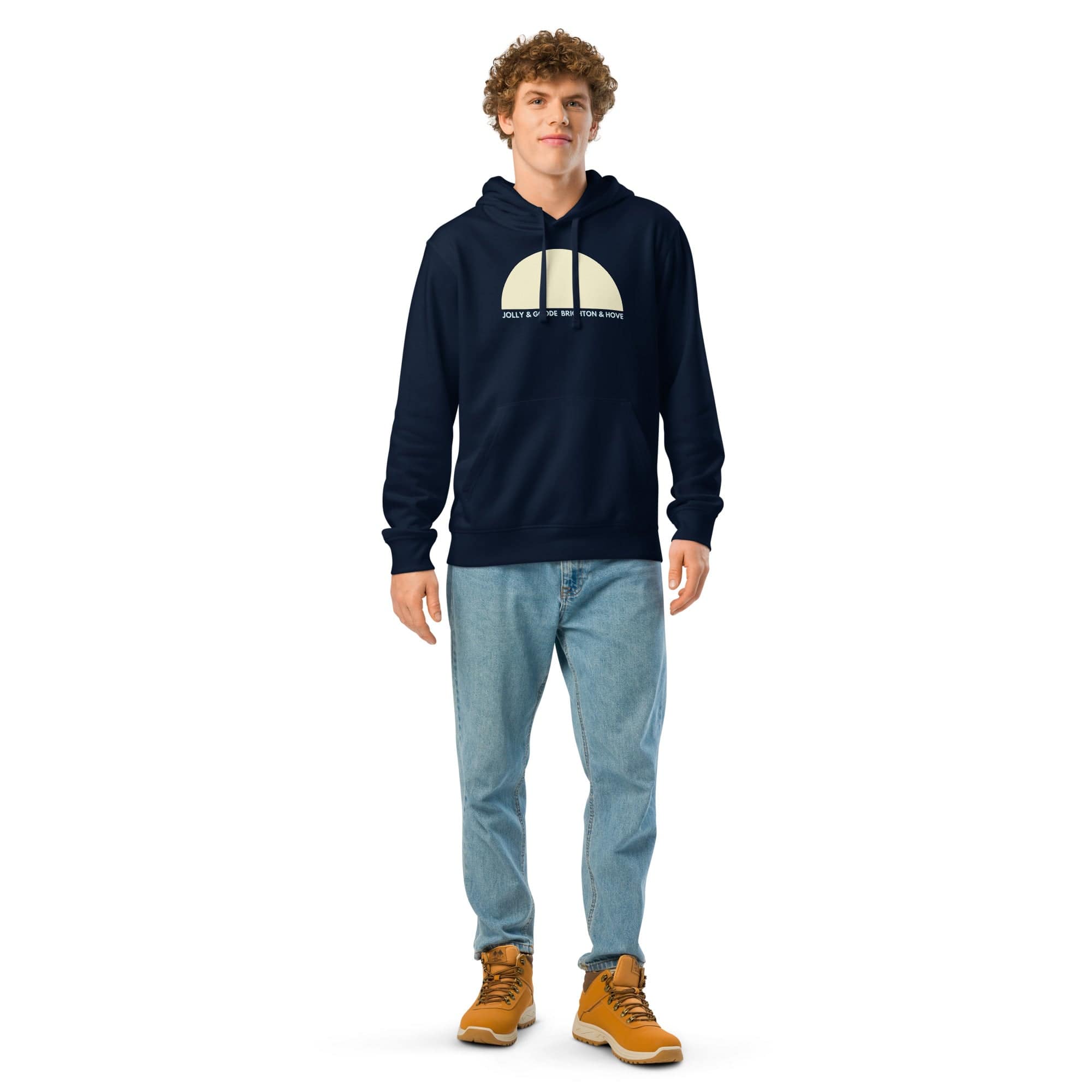 Jolly & Goode Hoodies Jolly & Goode Brighton & Hove Sun Hoodie | Mid-Weight | Eco | Unisex Cheeky British Style