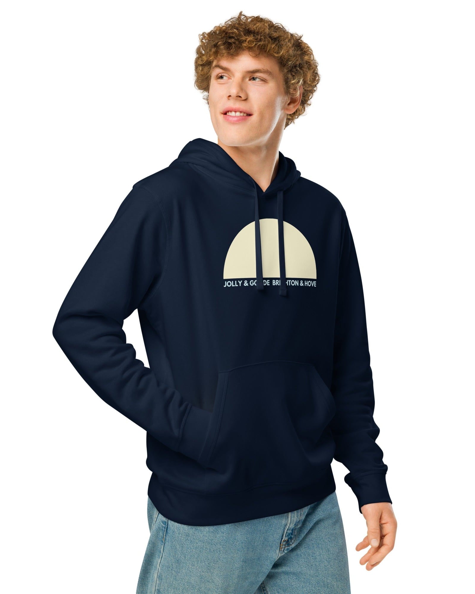 Jolly & Goode Hoodies Jolly & Goode Brighton & Hove Sun Hoodie | Mid-Weight | Eco | Unisex Cheeky British Style
