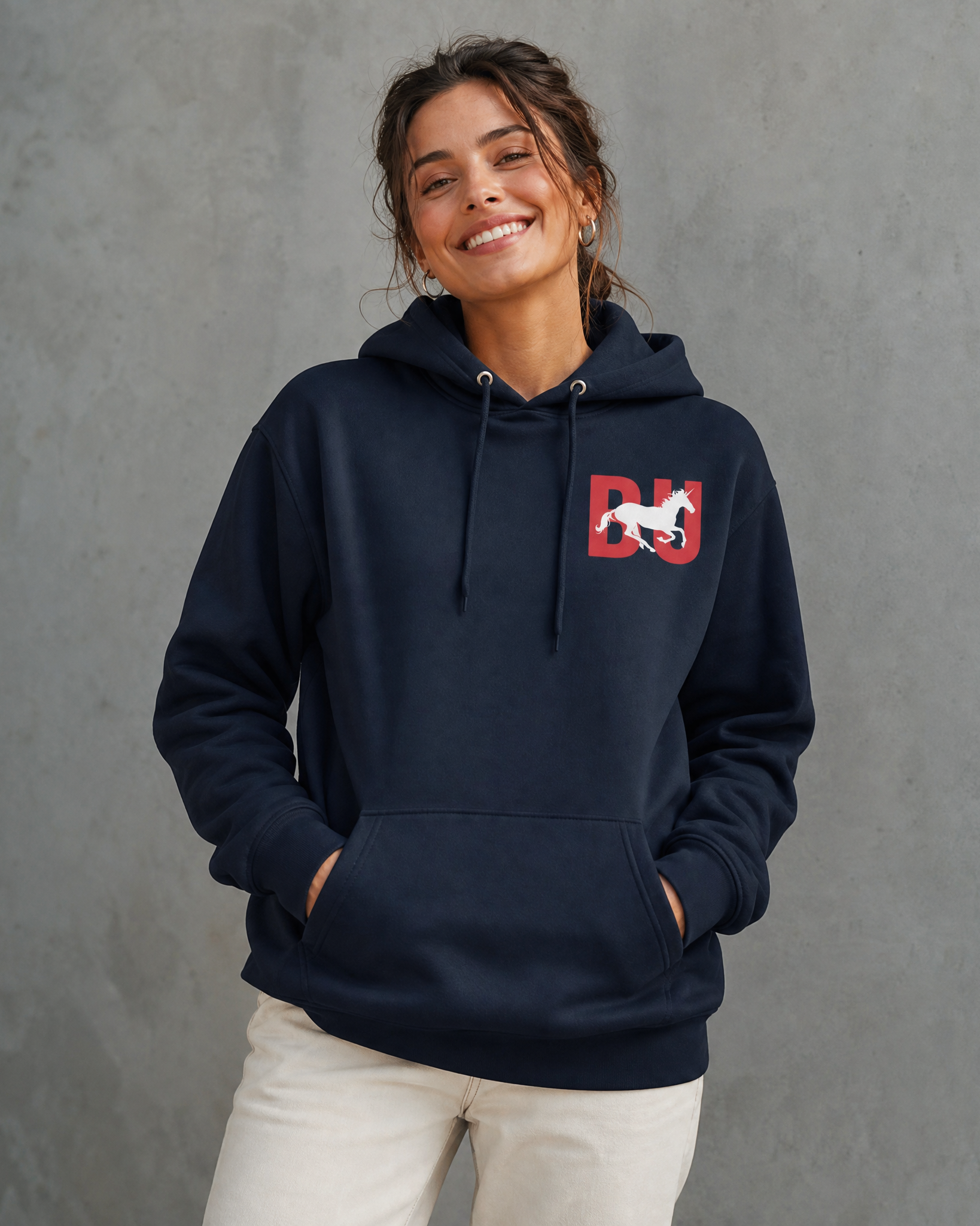 Jolly & Goode Hoodies Navy Blazer / S BU British Unicorn Outfitters Hoodie Cheeky British Style