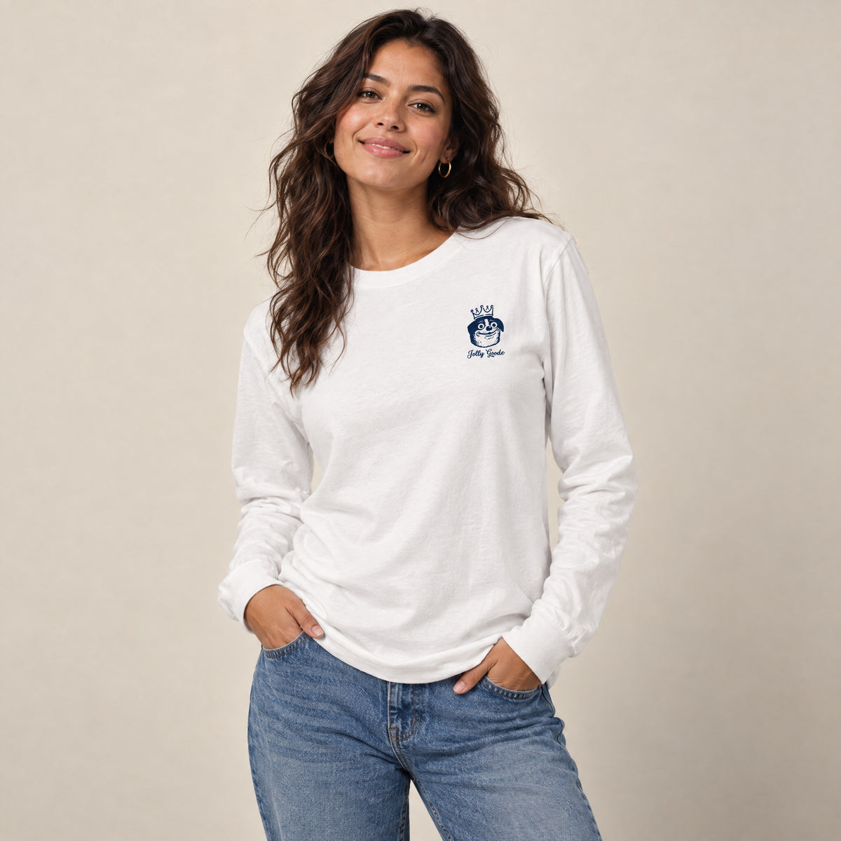 Jolly & Goode Jolly Goode London Crowned Dog Long Sleeve Shirt Cheeky British Style