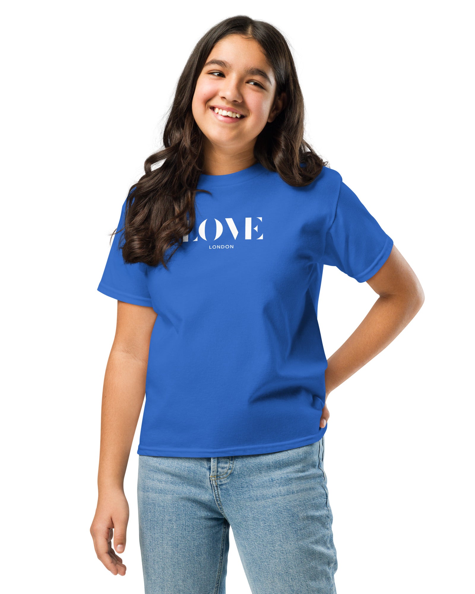 Jolly & Goode kids shirts Love London Youth T-shirt | Unisex Cheeky British Style