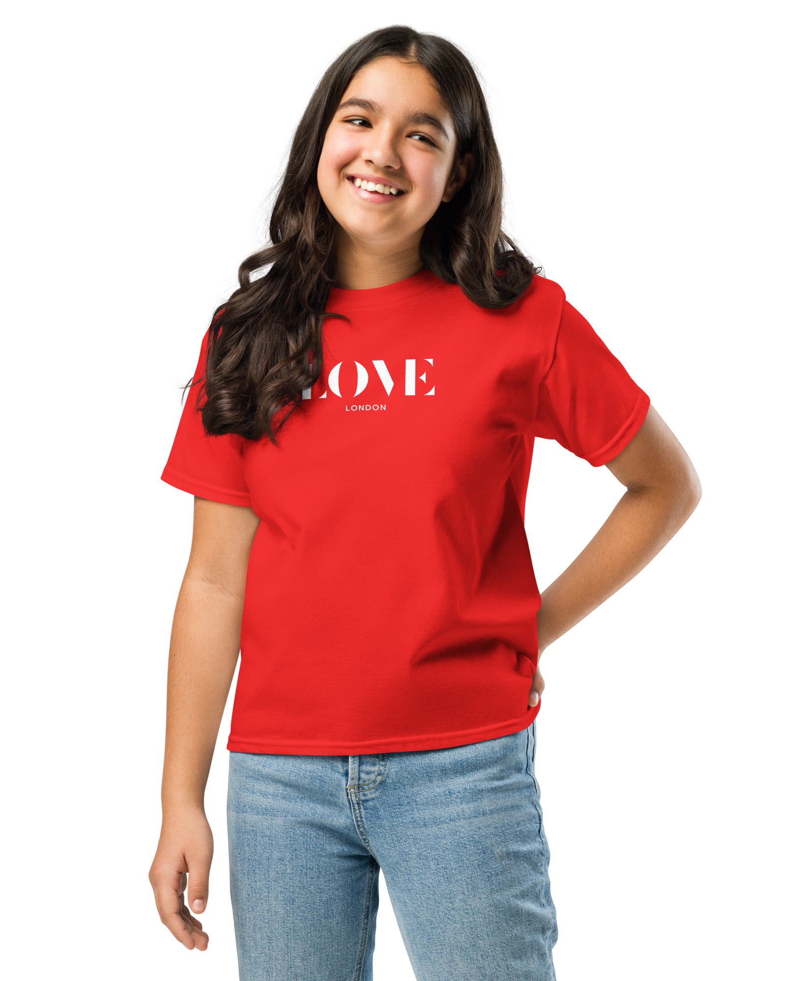 Jolly & Goode kids shirts Love London Youth T-shirt | Unisex Cheeky British Style