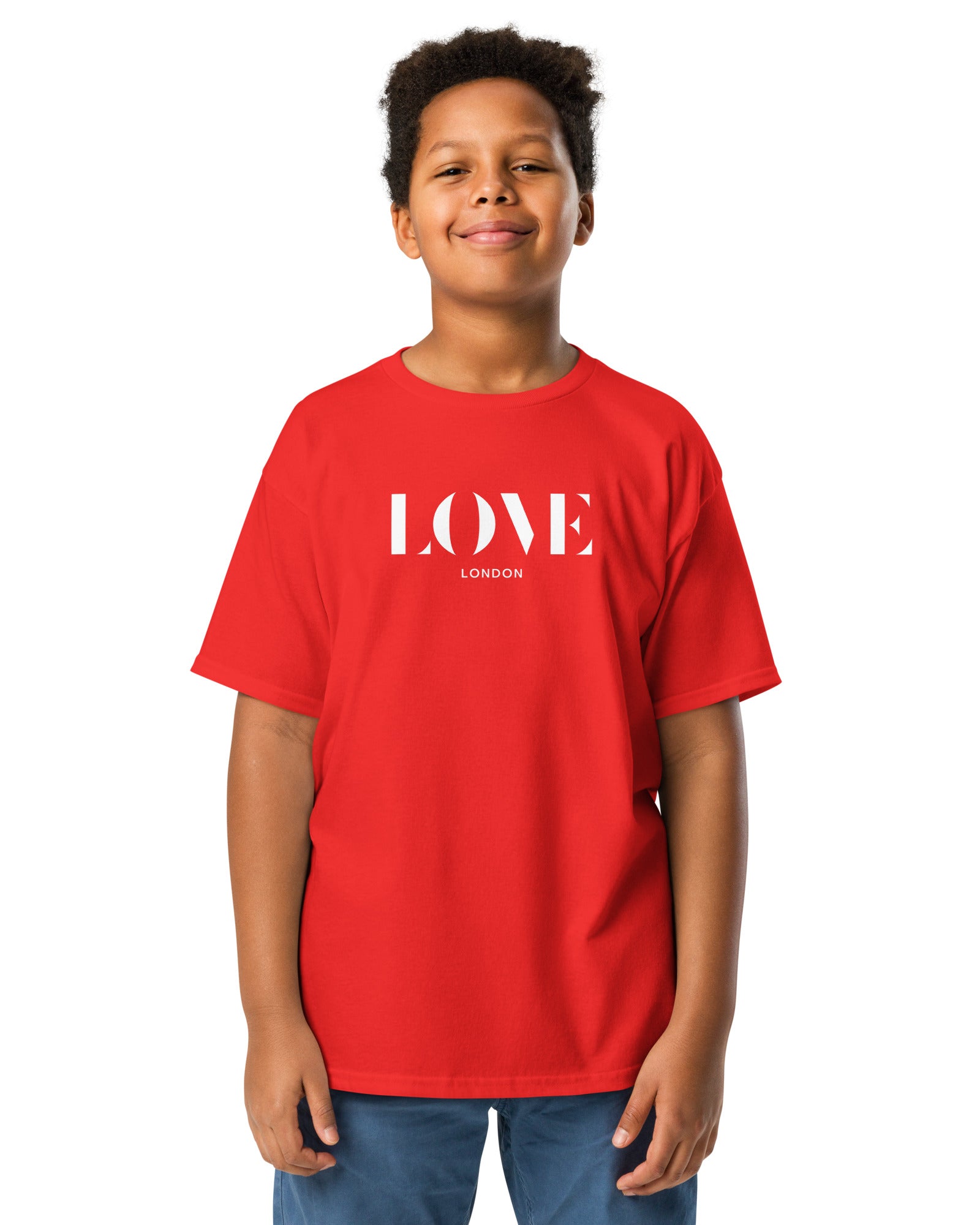 Jolly & Goode kids shirts Love London Youth T-shirt | Unisex Cheeky British Style