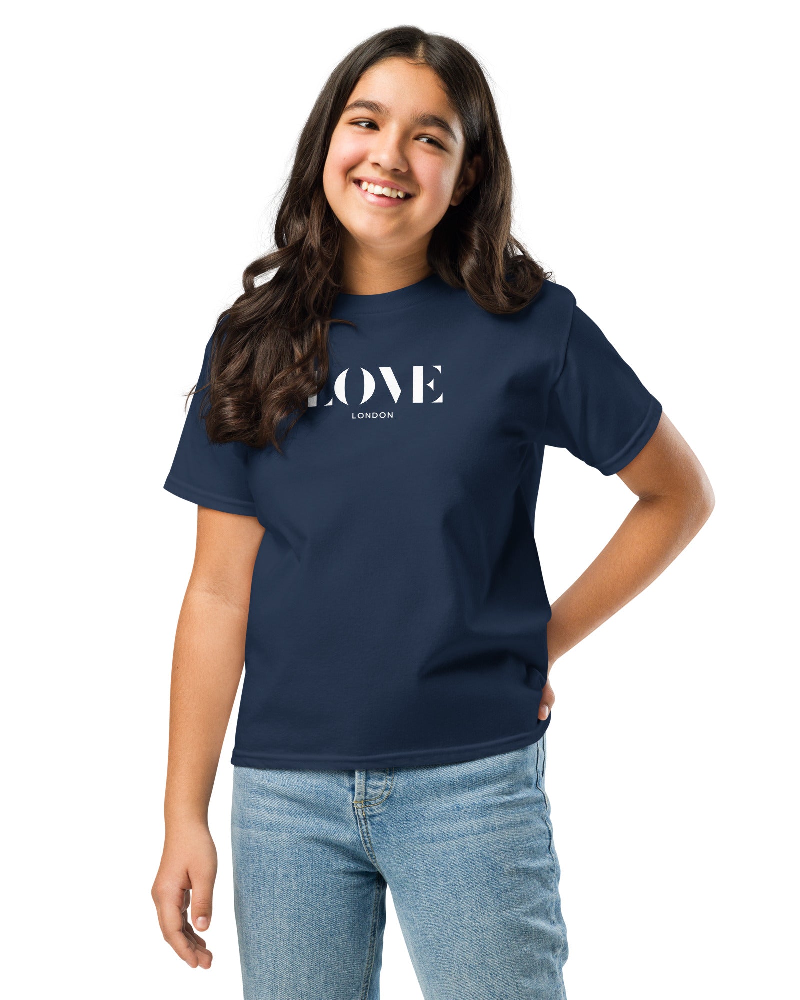 Jolly & Goode kids shirts Love London Youth T-shirt | Unisex Cheeky British Style