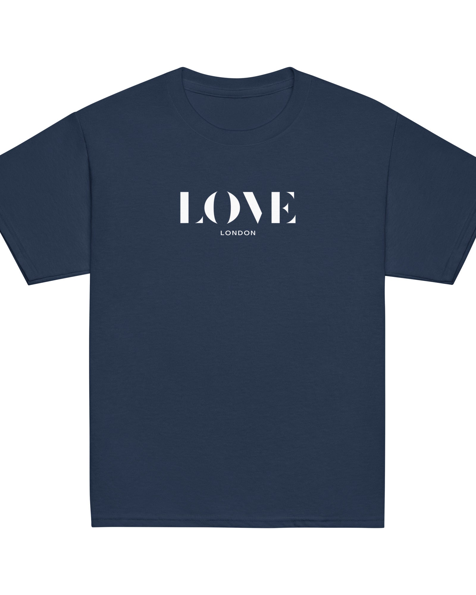 Jolly & Goode kids shirts Navy / XS Love London Youth T-shirt | Unisex Cheeky British Style