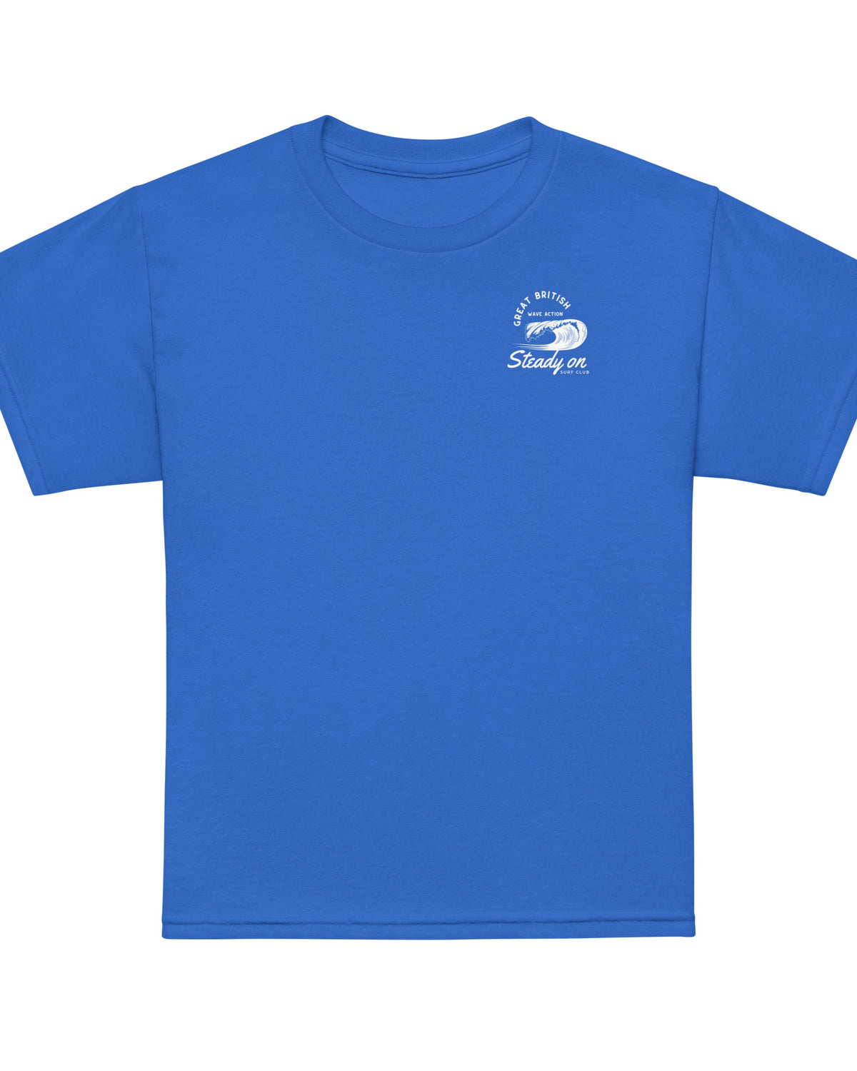 Jolly & Goode kids shirts Royal / XS Steady On Surf Club Kids T-Shirt Cheeky British Style