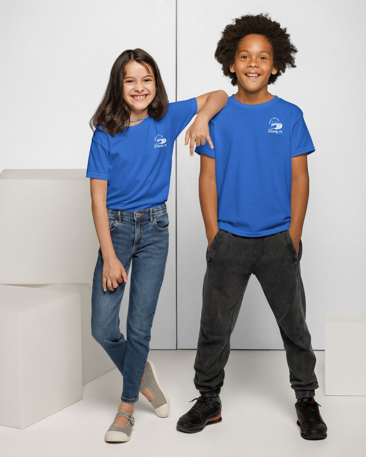 Jolly & Goode kids shirts Steady On Surf Club Kids T-Shirt Cheeky British Style