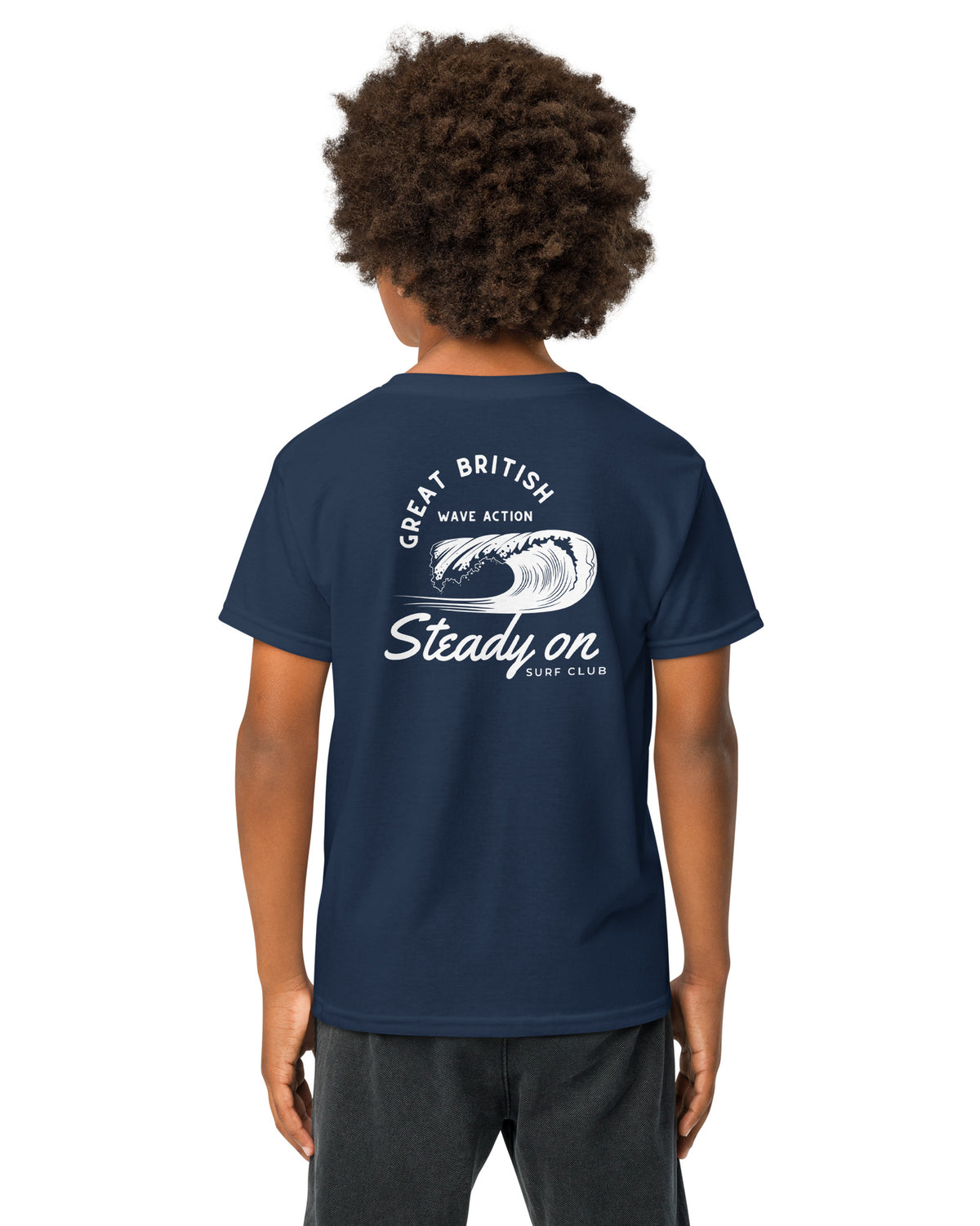 Jolly & Goode kids shirts Steady On Surf Club Kids T-Shirt Cheeky British Style