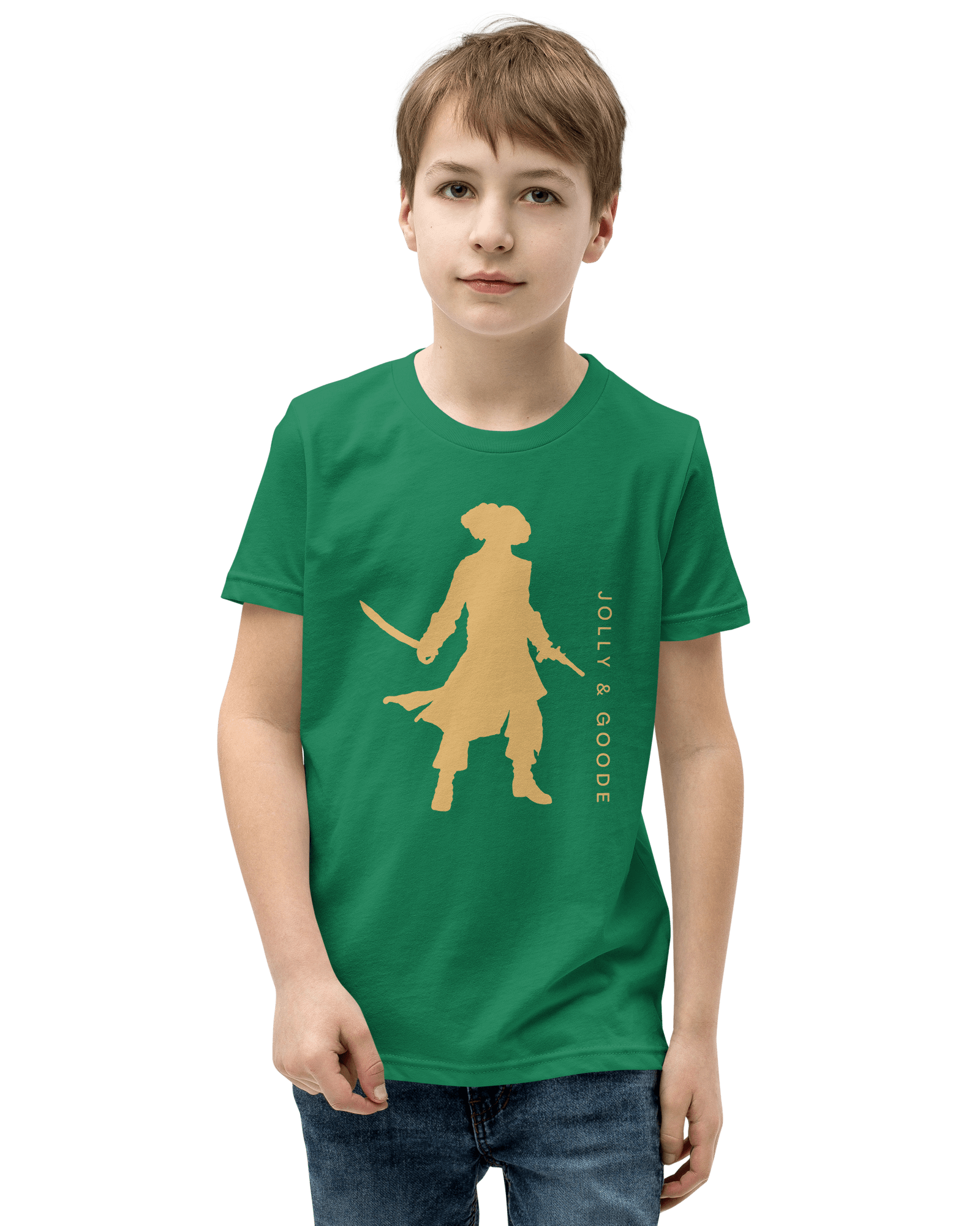 Jolly & Goode kids t-shirts Kelly / S Jolly & Goode Pirate Silhouette Kids T-Shirt Cheeky British Style