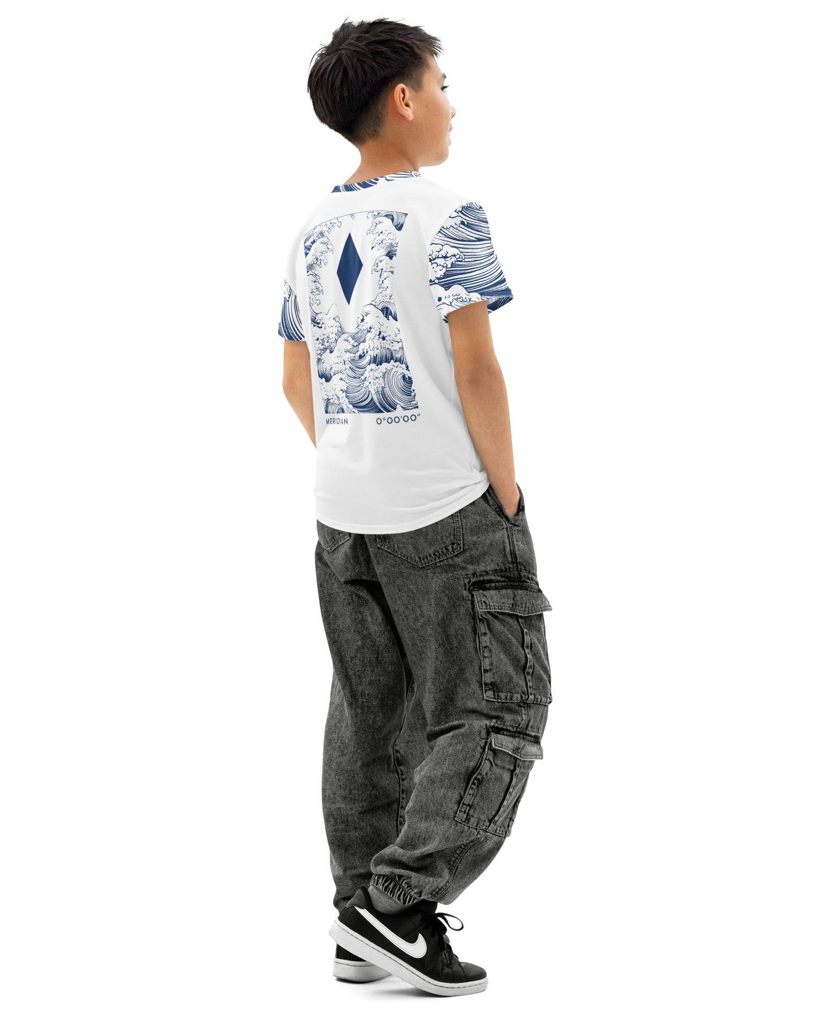 Jolly & Goode kids t-shirts Meridian Youth Tee | Prime Meridian Cheeky British Style