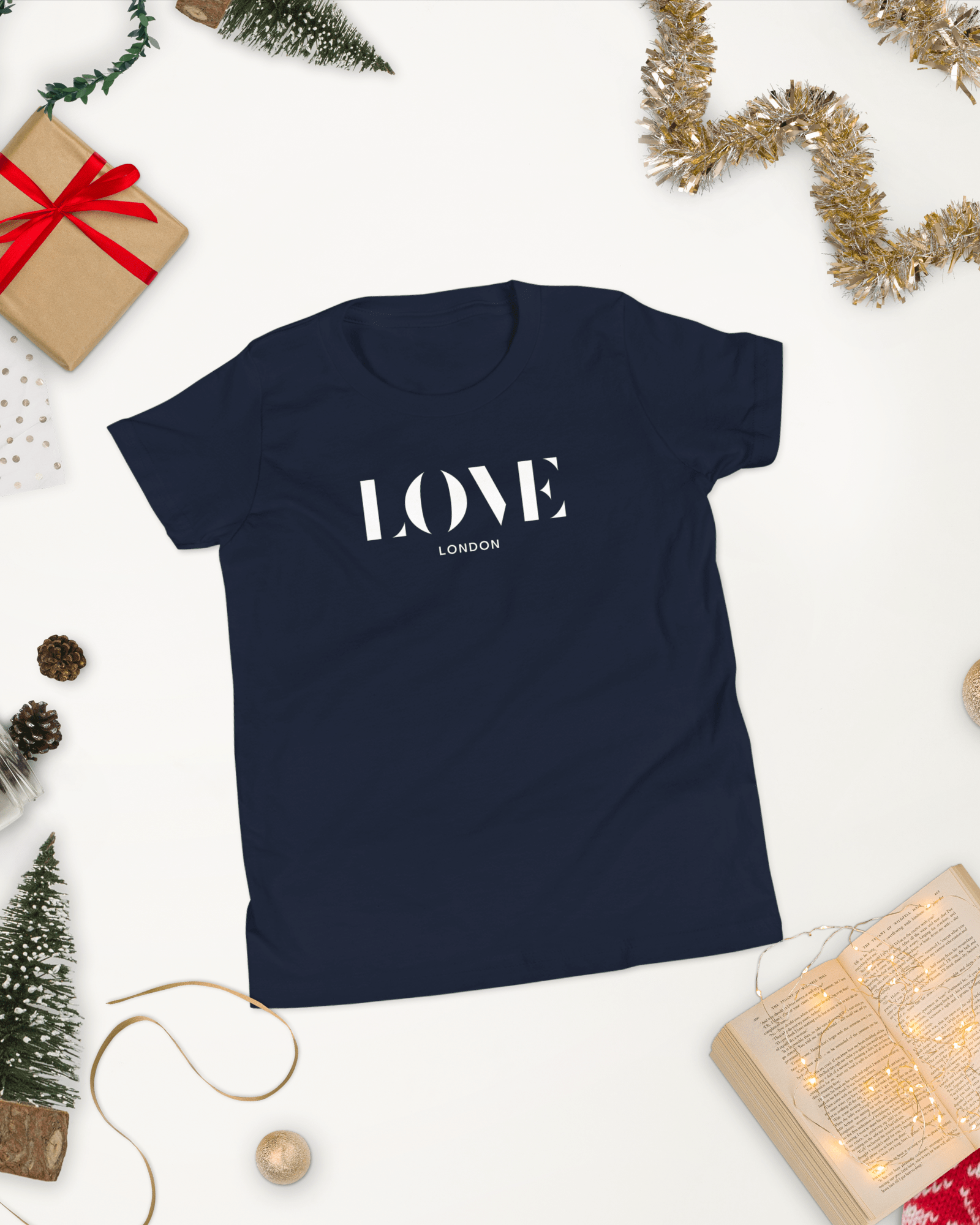 Jolly & Goode kids t-shirts Navy / S Love London | Youth T-shirt Cheeky British Style