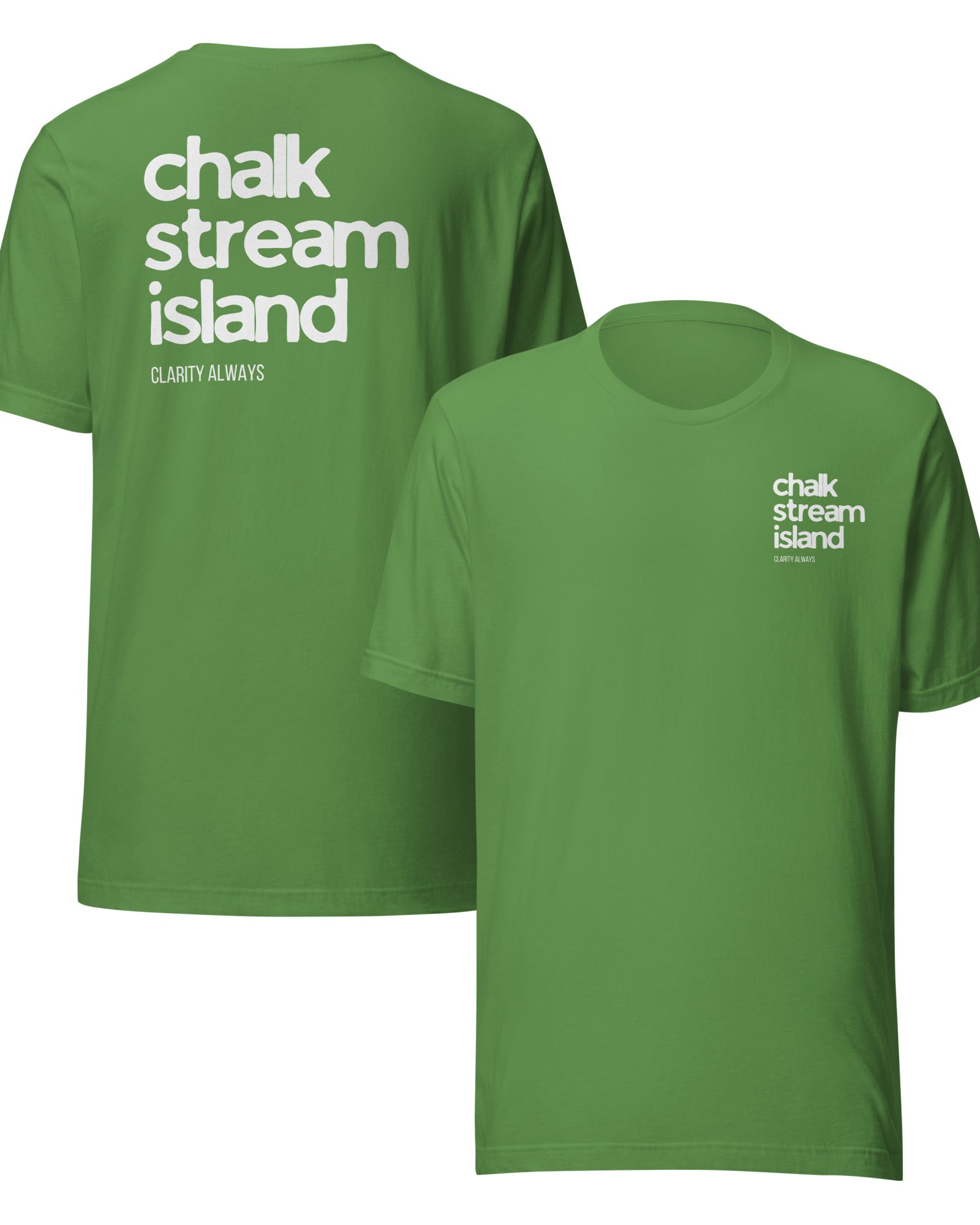 Jolly & Goode Leaf / S Chalk Stream Island, Clarity Always Tee Cheeky British Style