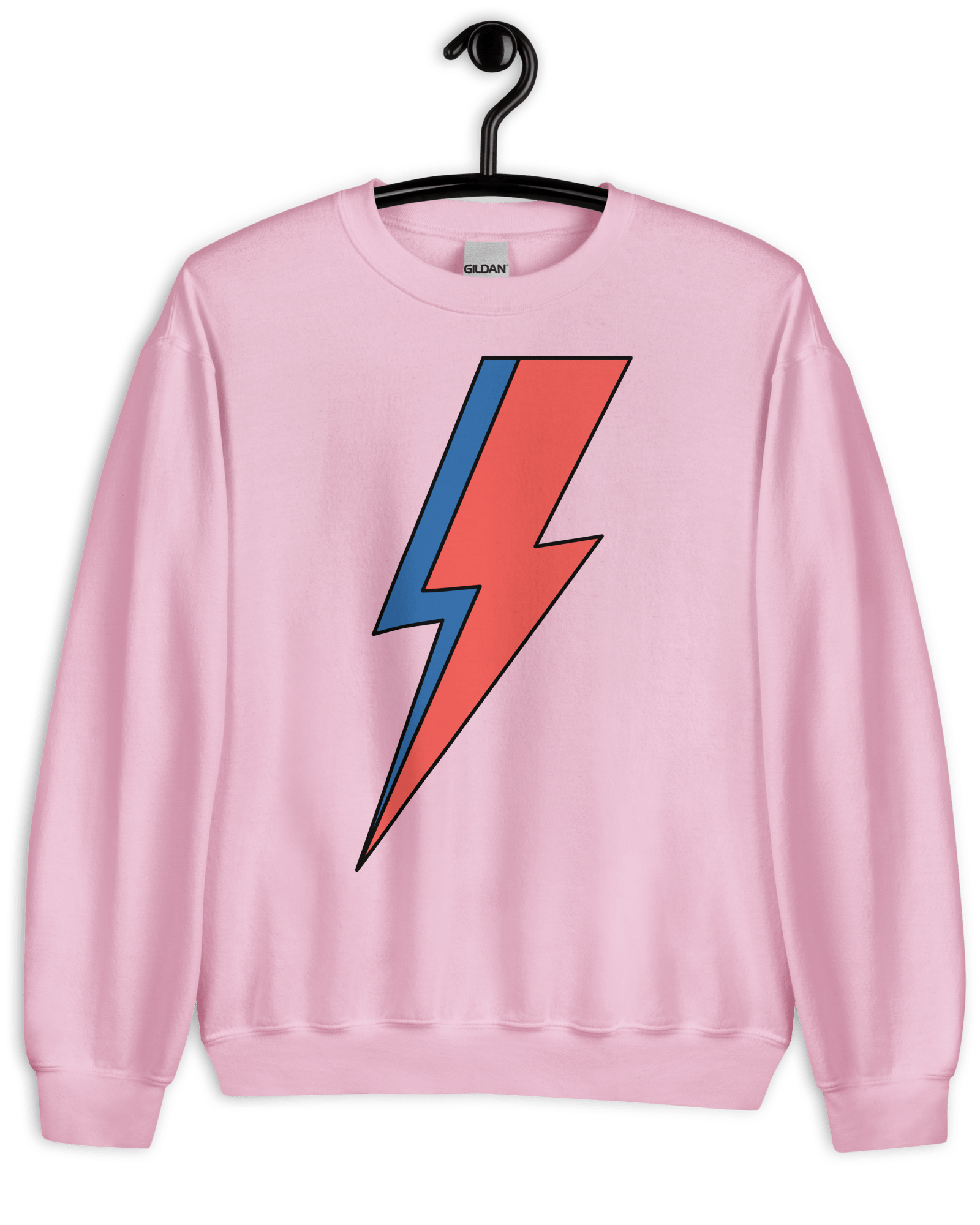 Jolly & Goode Light Pink / S Lightning Bolt Sweatshirt Cheeky British Style