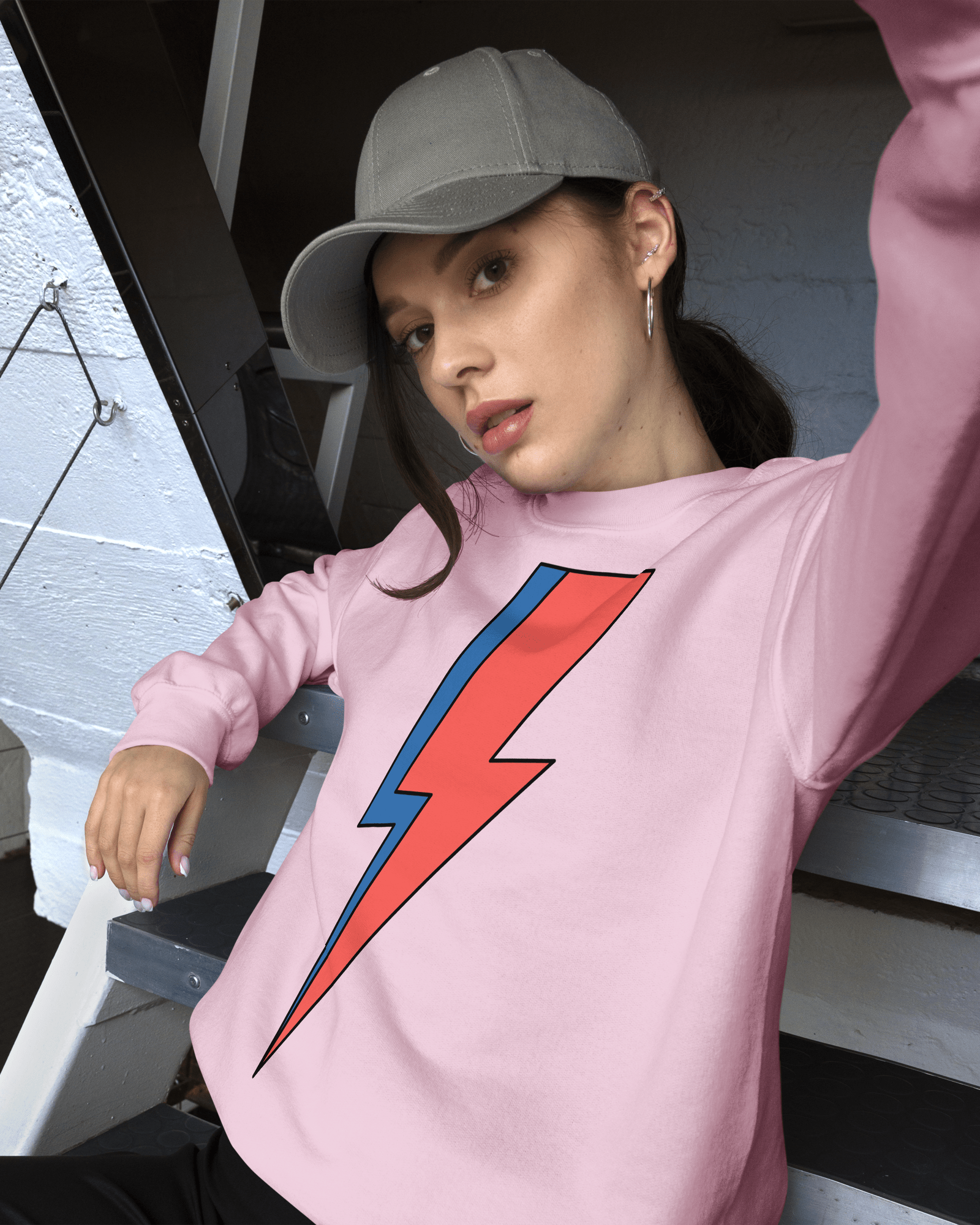 Jolly & Goode Lightning Bolt Sweatshirt Cheeky British Style