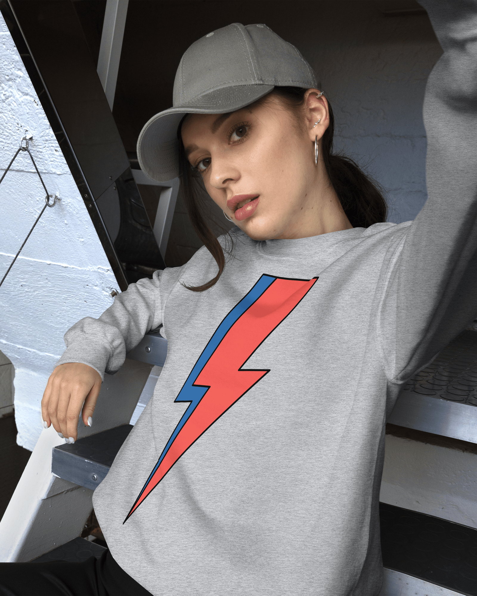 Jolly & Goode Lightning Bolt Sweatshirt Cheeky British Style