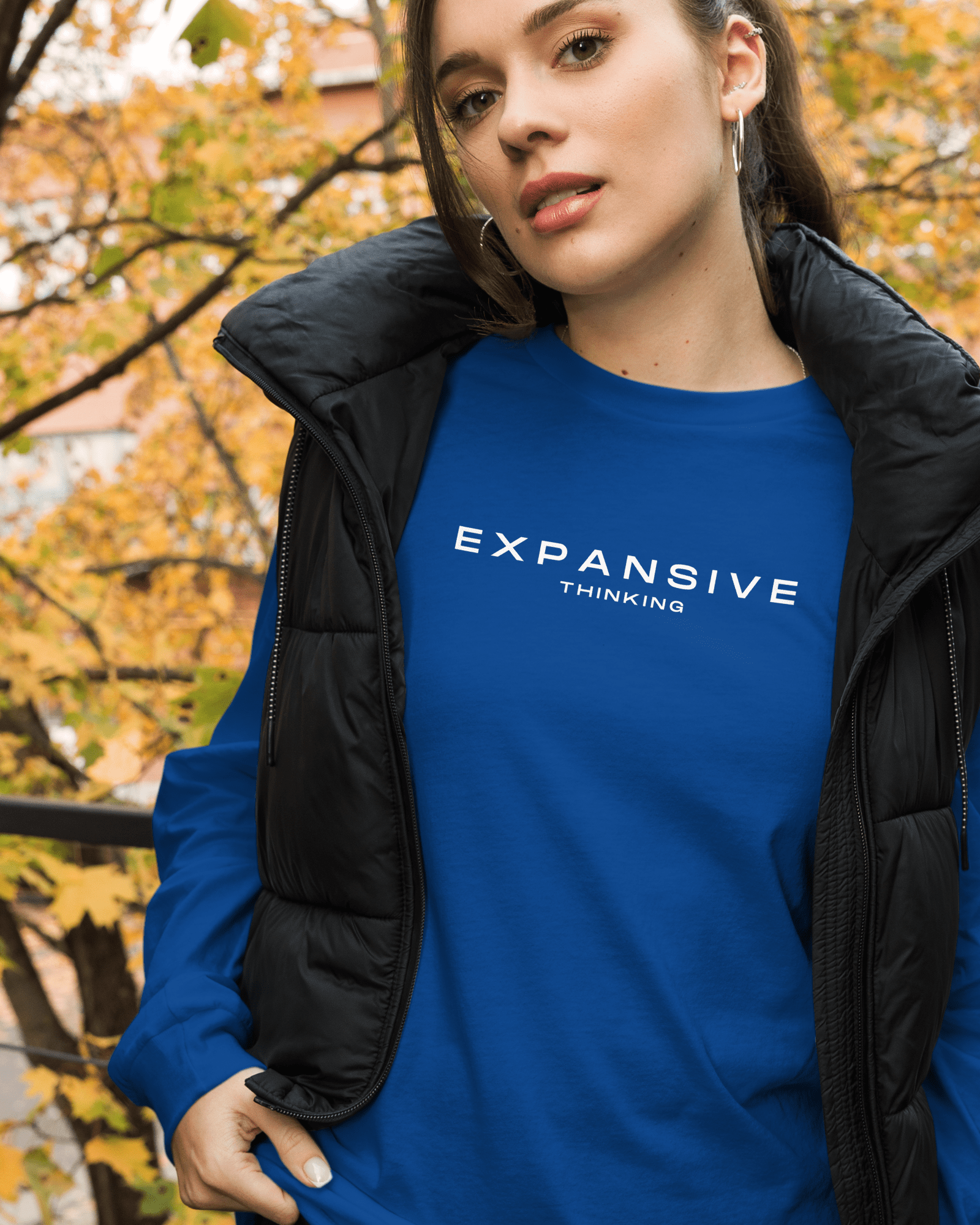 Jolly & Goode long sleeve shirts Expansive Thinking Long-Sleeve Shirt Cheeky British Style