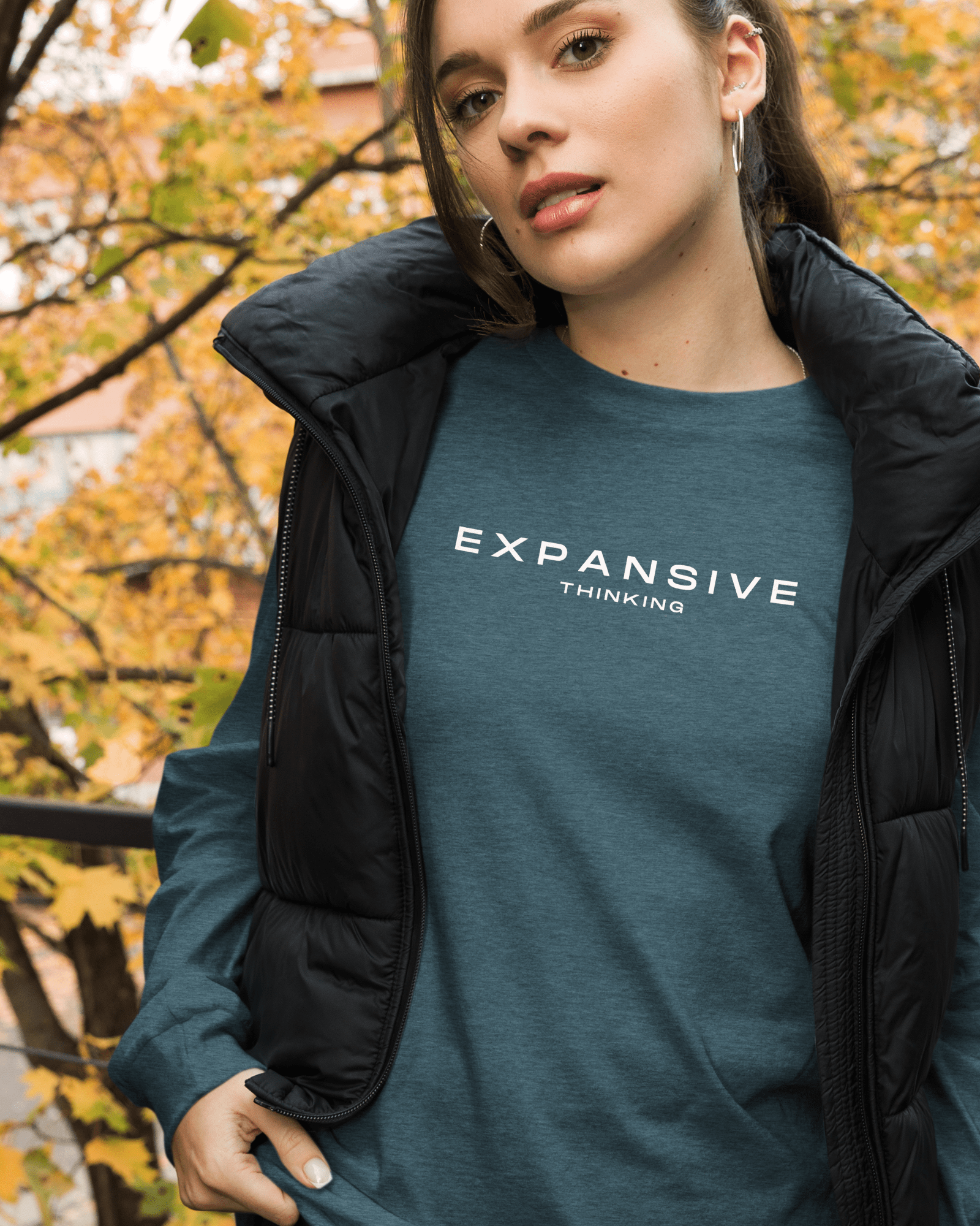 Jolly & Goode long sleeve shirts Expansive Thinking Long-Sleeve Shirt Cheeky British Style