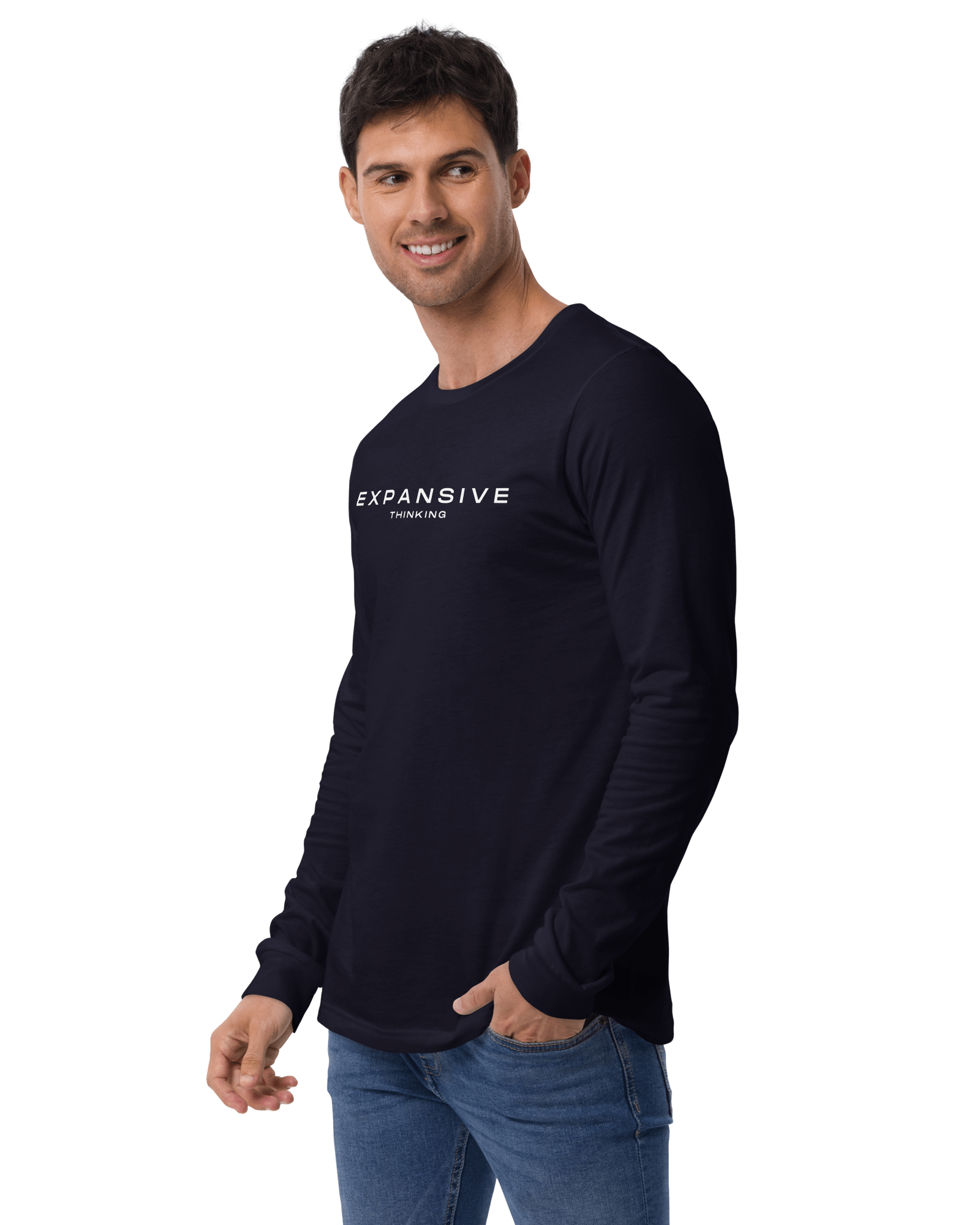 Jolly & Goode long sleeve shirts Expansive Thinking Long-Sleeve Shirt Cheeky British Style