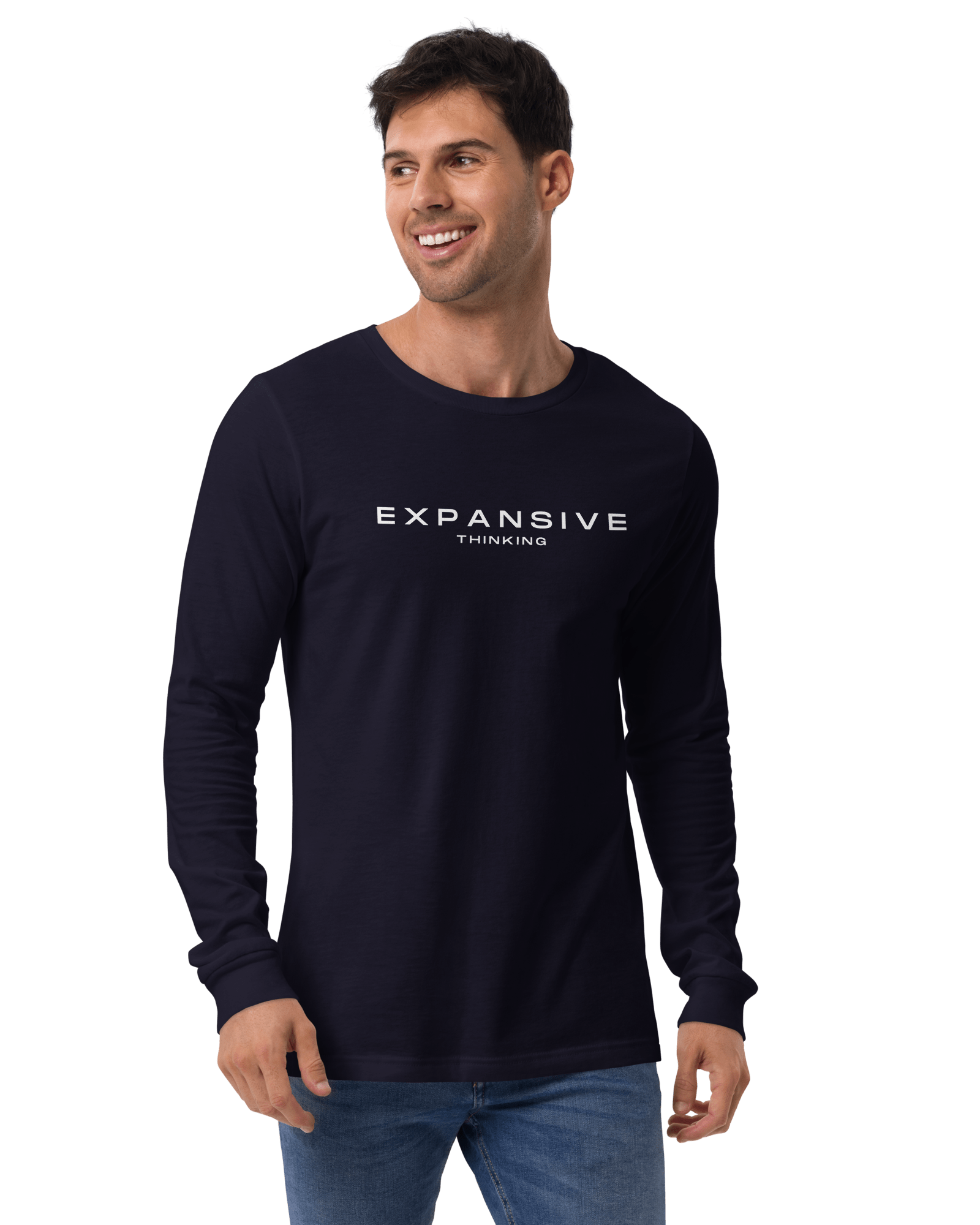 Jolly & Goode long sleeve shirts Expansive Thinking Long-Sleeve Shirt Cheeky British Style