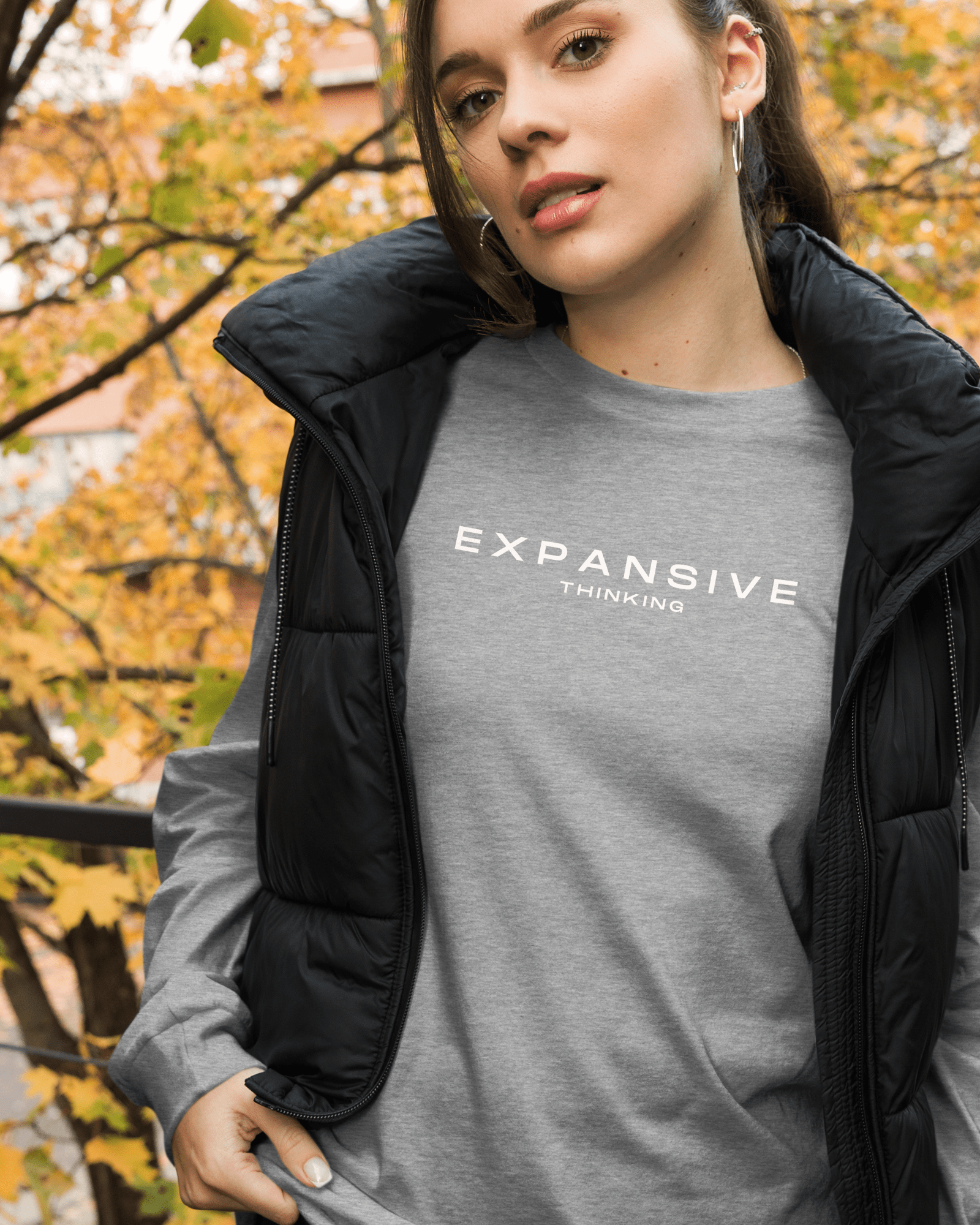 Jolly & Goode long sleeve shirts Expansive Thinking Long-Sleeve Shirt Cheeky British Style