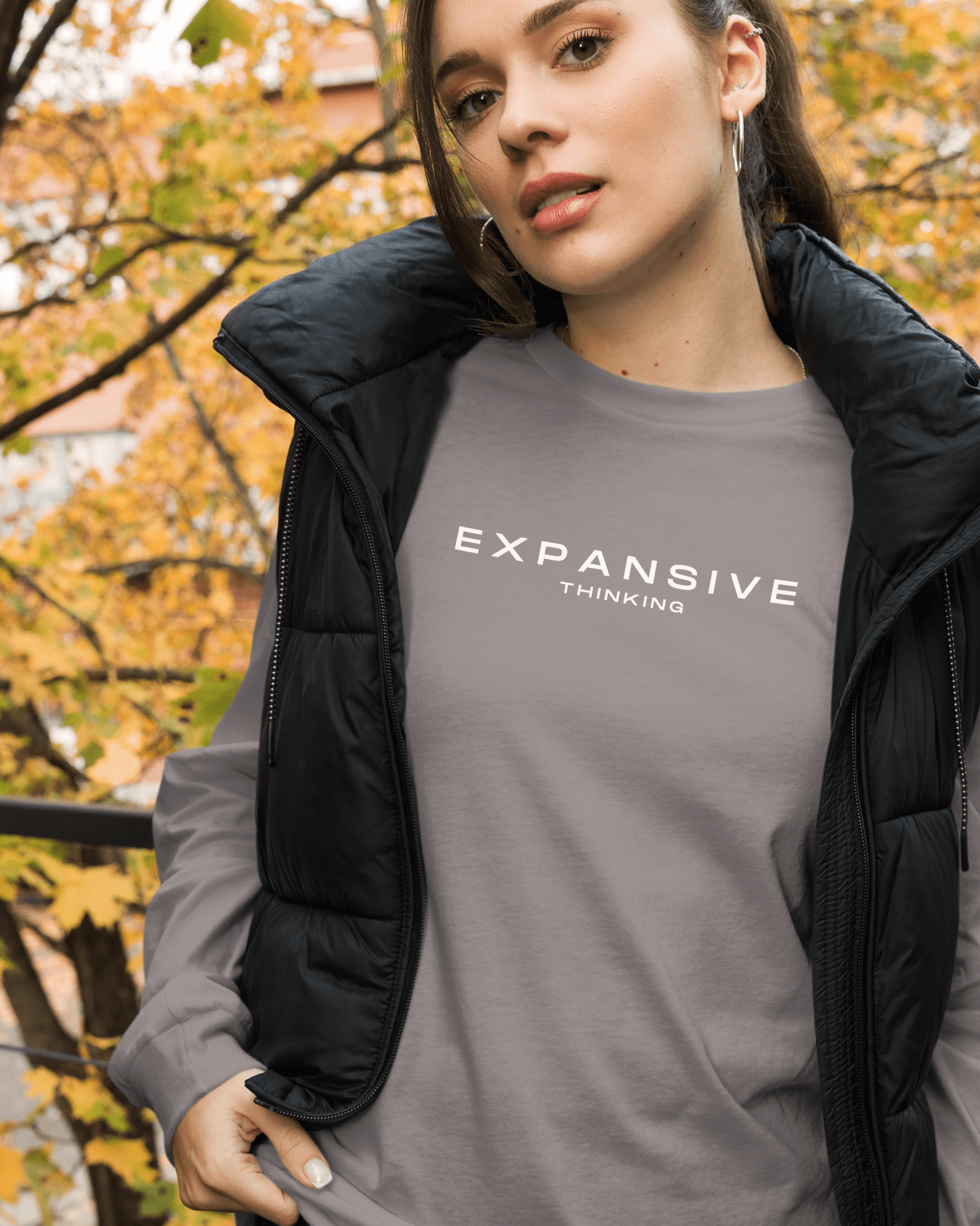 Jolly & Goode long sleeve shirts Expansive Thinking Long-Sleeve Shirt Cheeky British Style