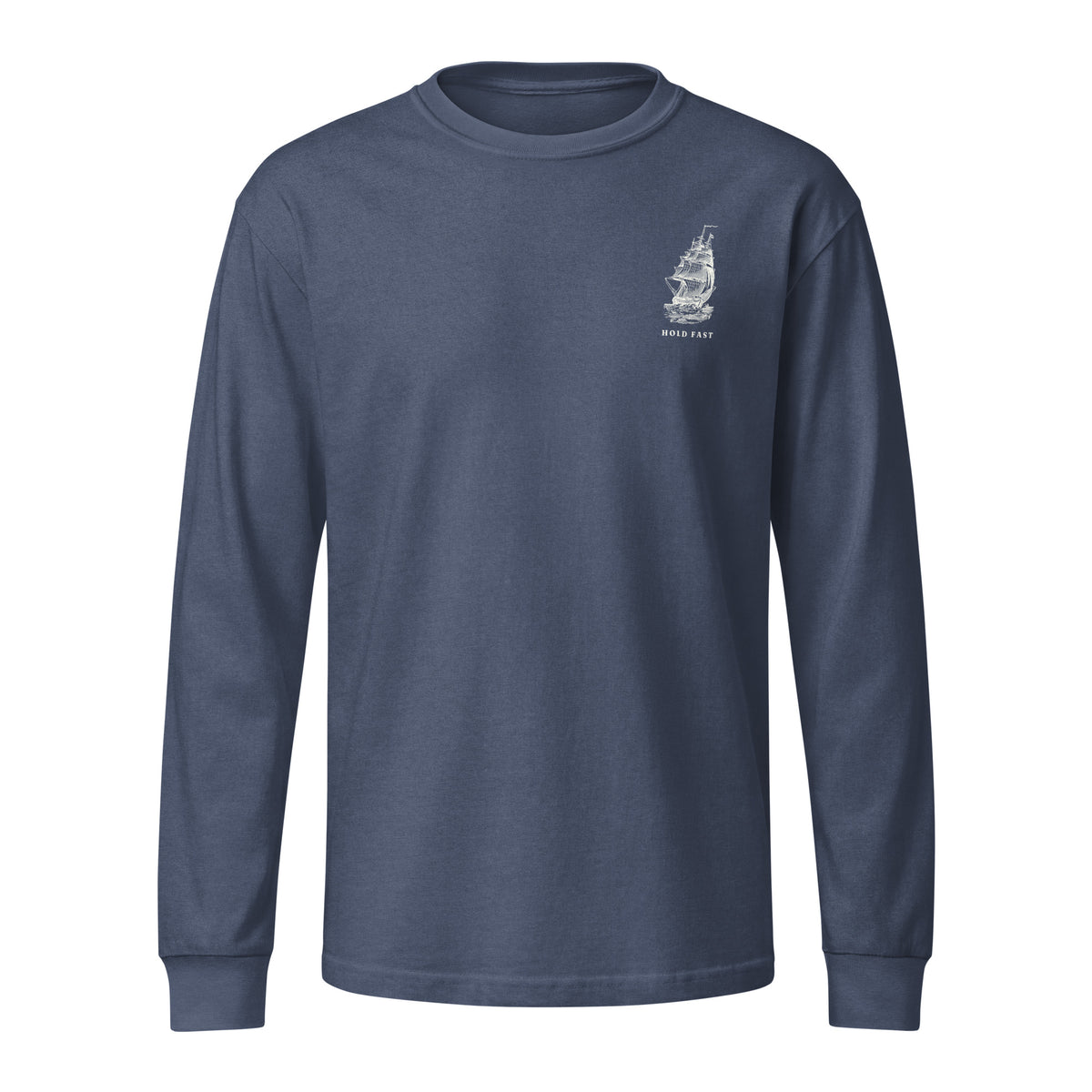 Jolly & Goode long sleeve shirts Hold Fast Nautical Heavyweight Cotton Long Sleeve Shirt Cheeky British Style