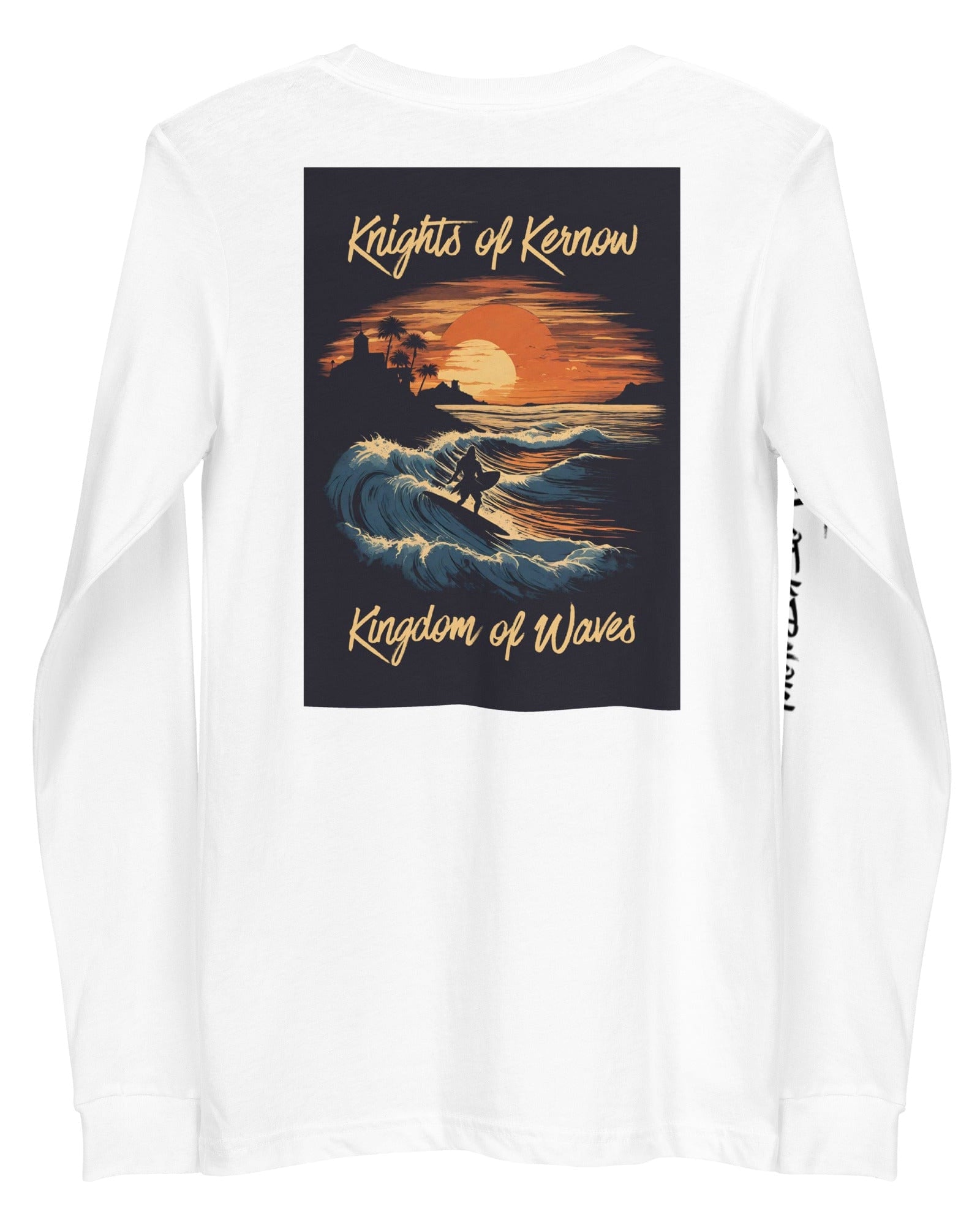 Jolly & Goode long sleeve shirts Knights of Kernow Kingdom of Waves Long-Sleeve Surfer Shirt Cheeky British Style