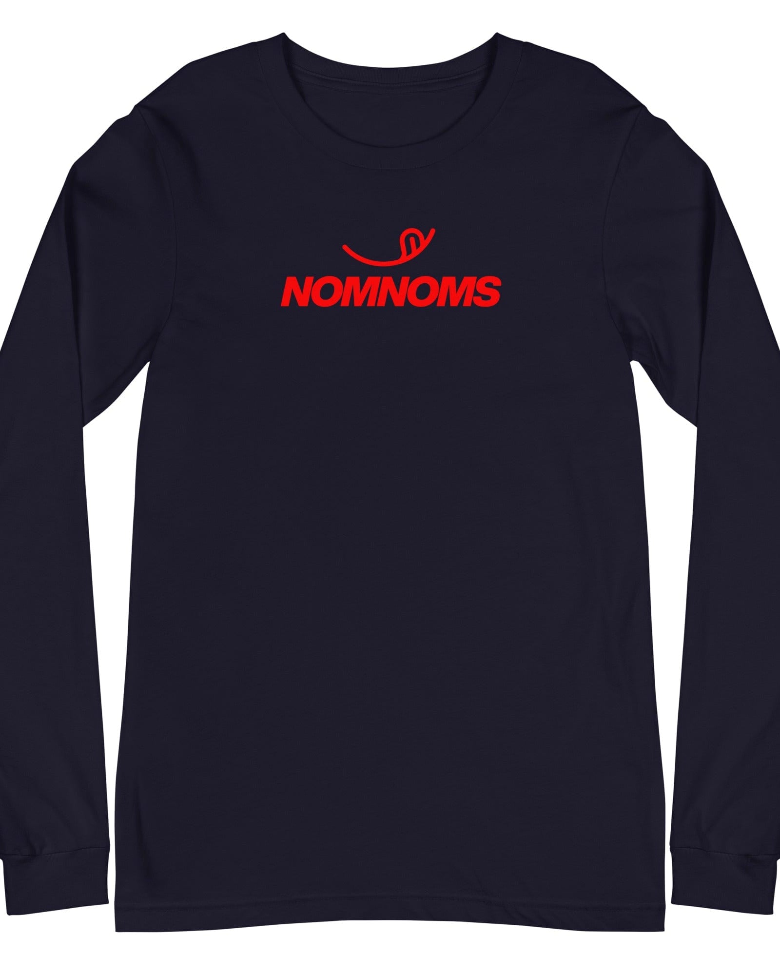 Jolly & Goode long sleeve shirts Navy / XS Nomnoms Long-Sleeve Shirt Cheeky British Style